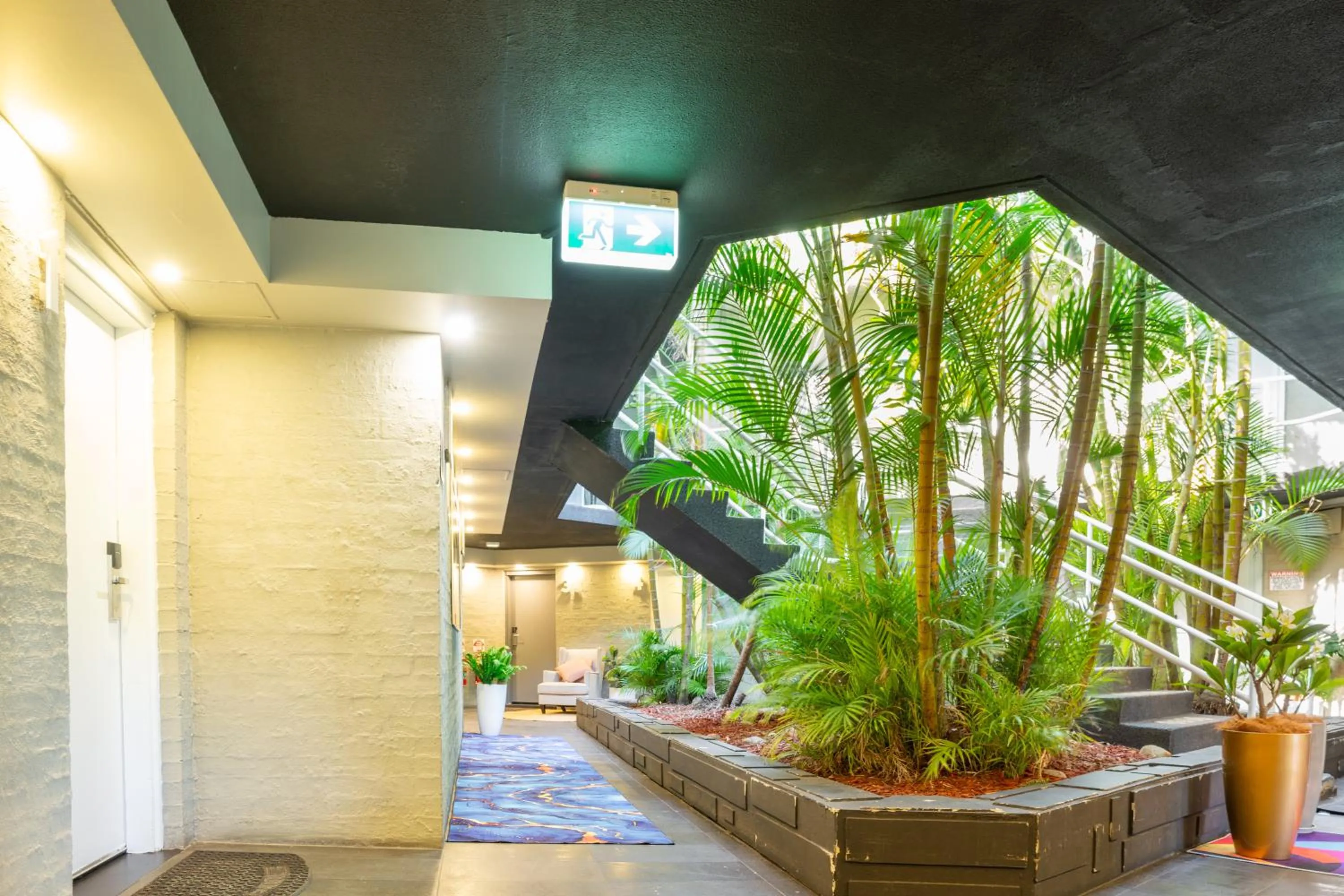 Garden view in Motel 10