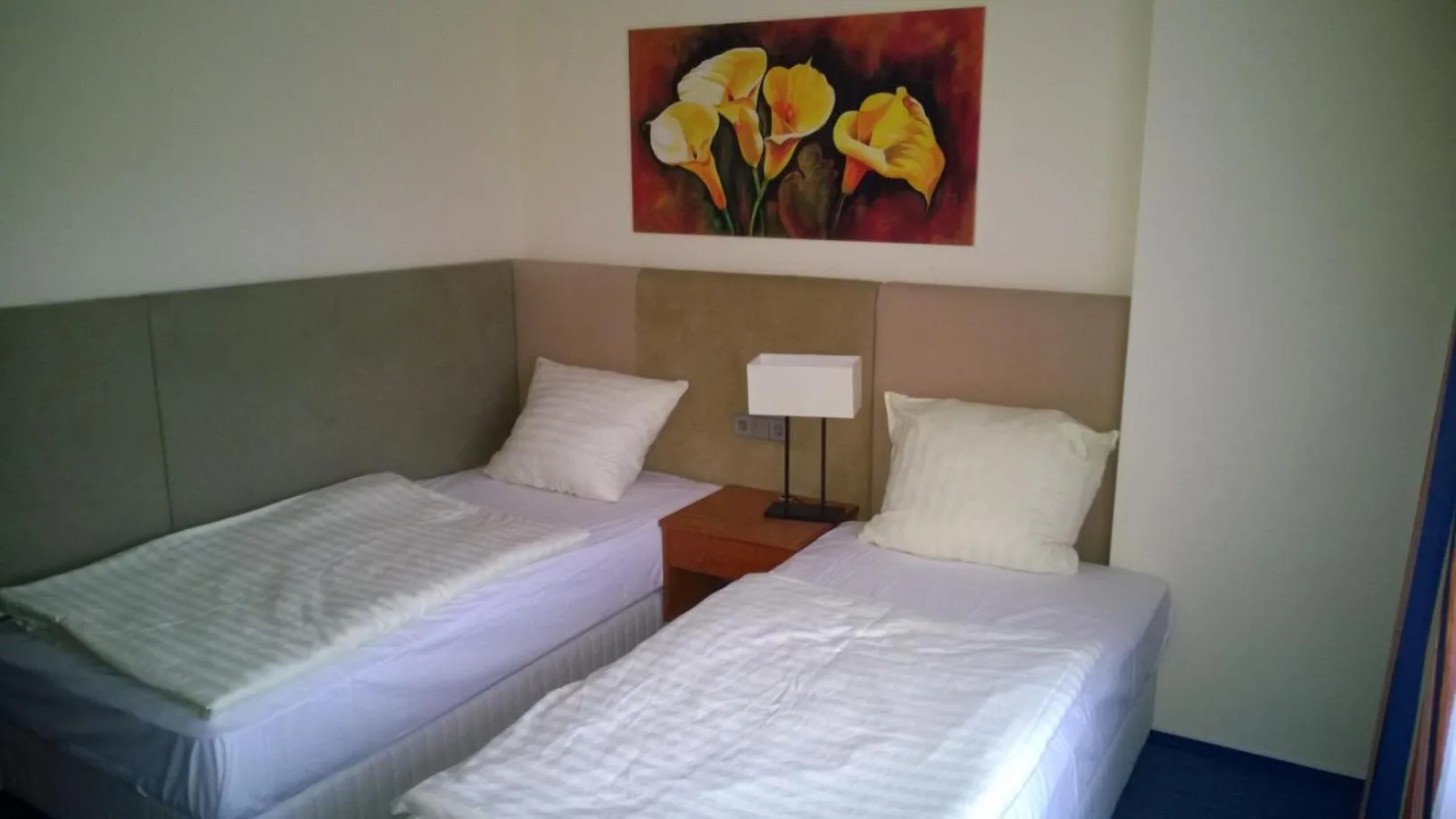 Bed in Motel Monteur