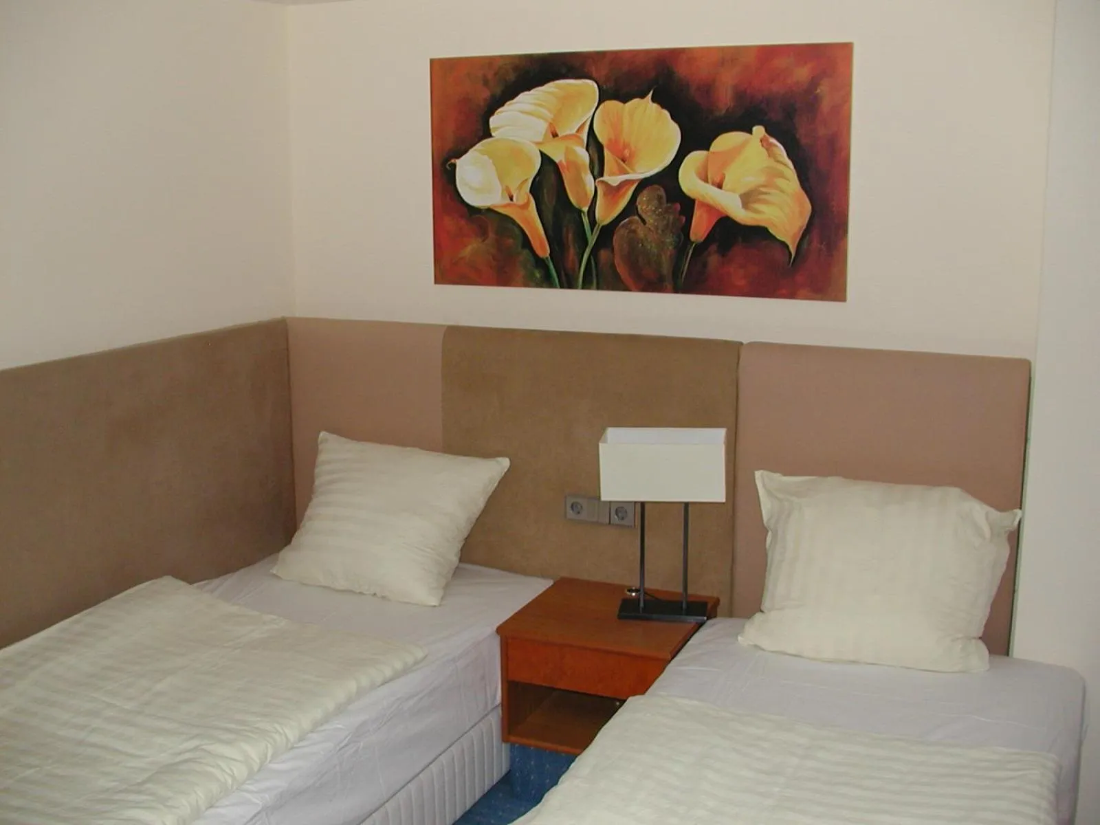 Bed in Motel Monteur