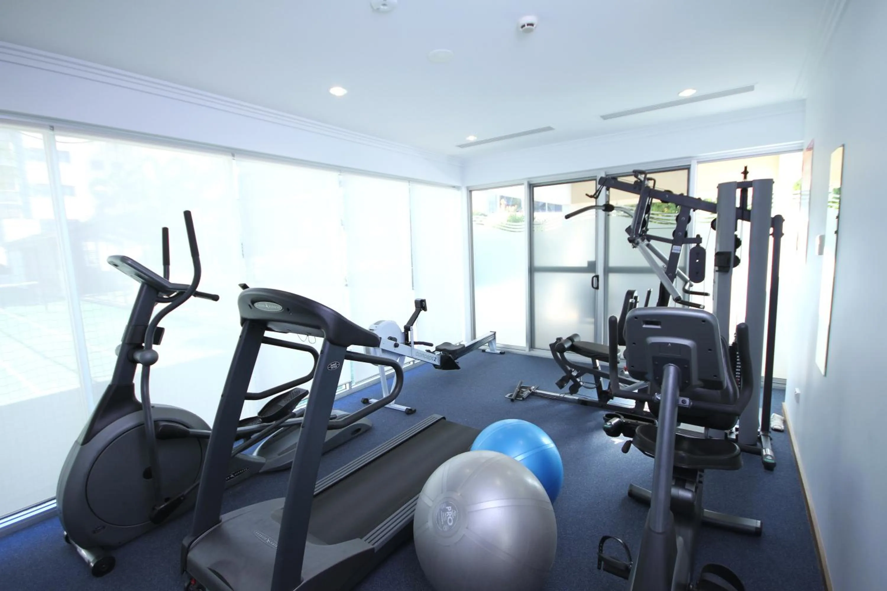 Fitness centre/facilities in Coolum Seaside Apartments