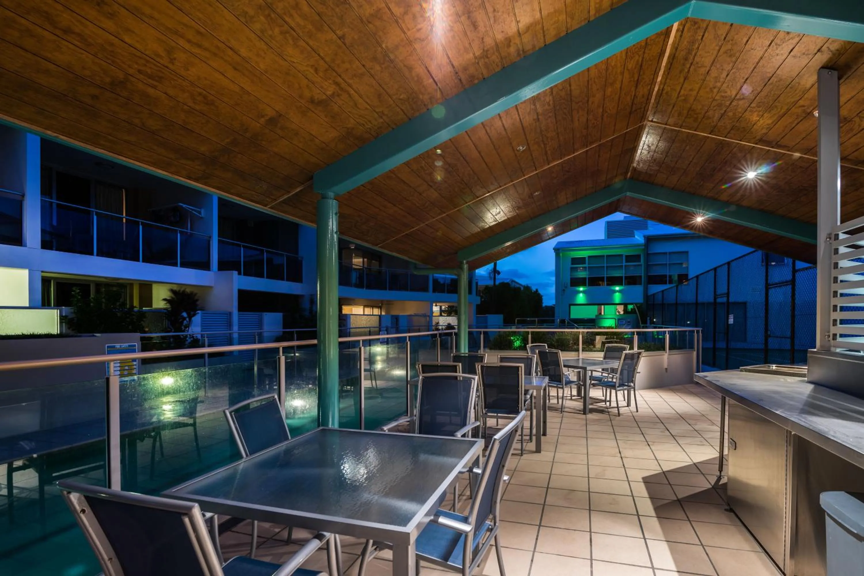 BBQ facilities in Coolum Seaside Apartments