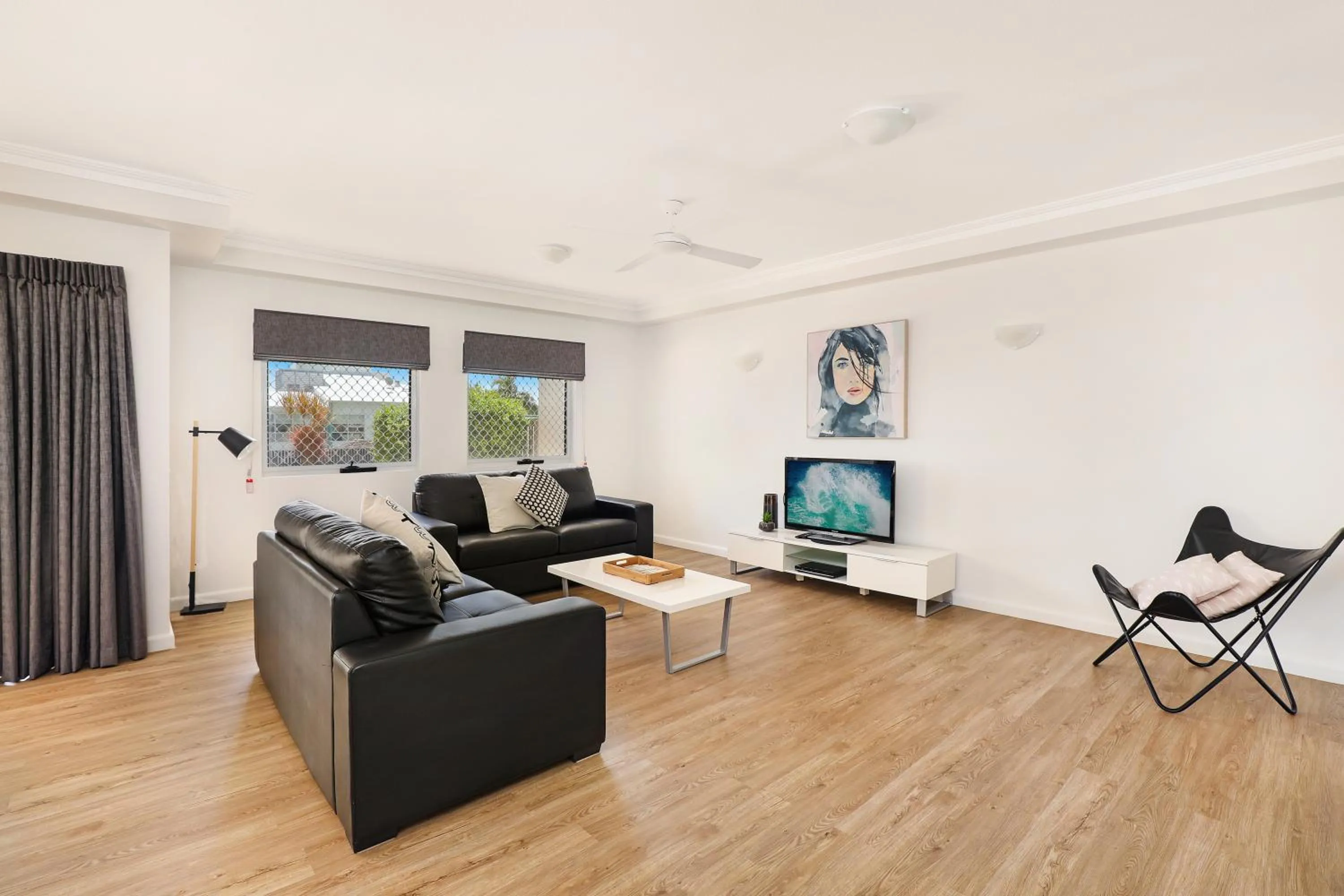 Living room in Coolum Seaside Apartments