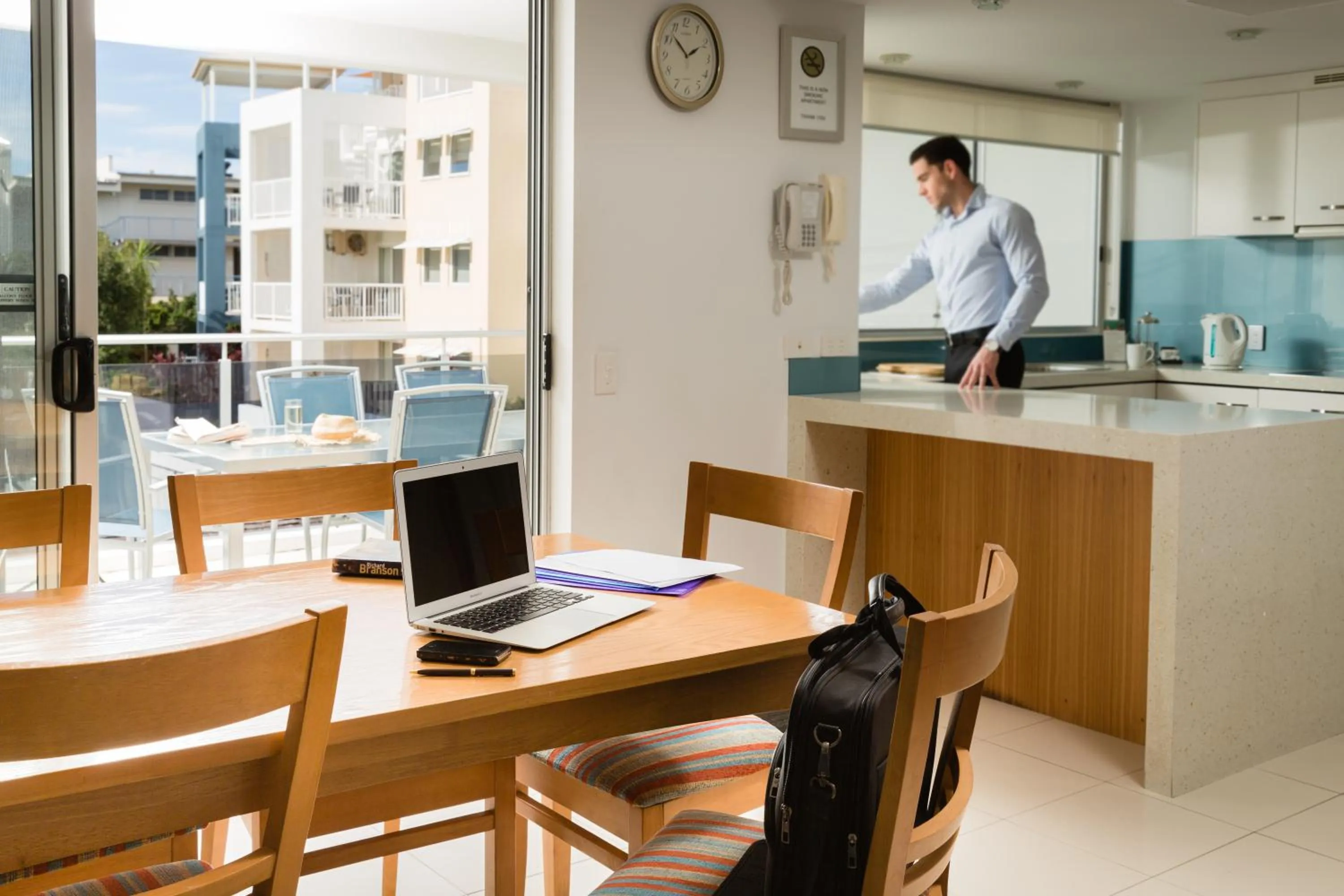 Kitchen or kitchenette in Coolum Seaside Apartments