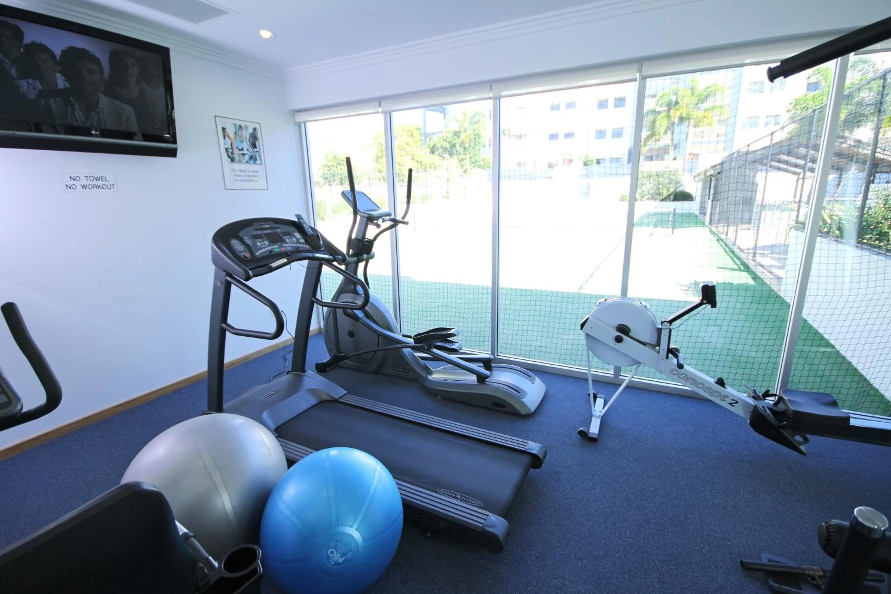 Fitness centre/facilities in Coolum Seaside Apartments