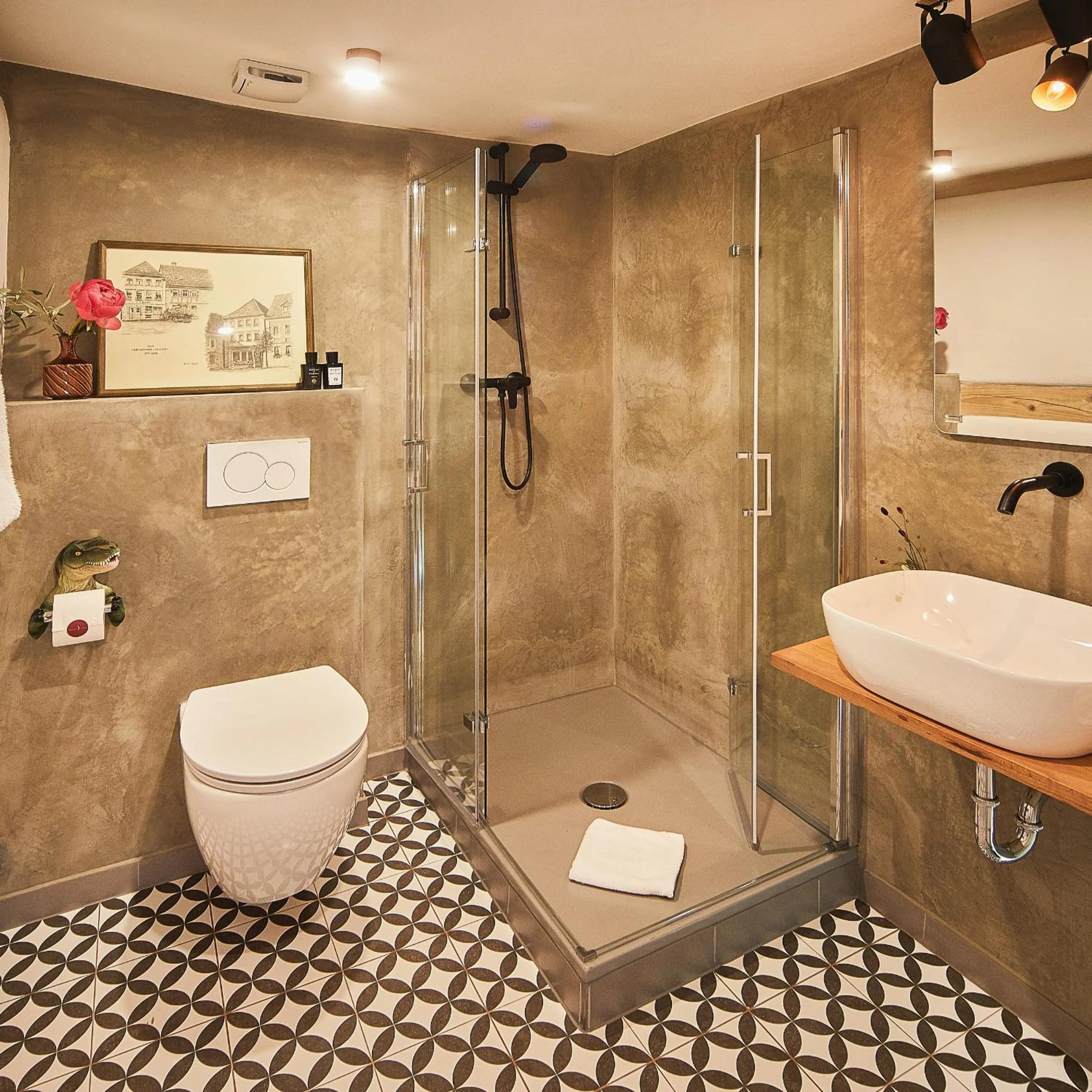 Shower in Weinforum Franken Hotel & Restaurant