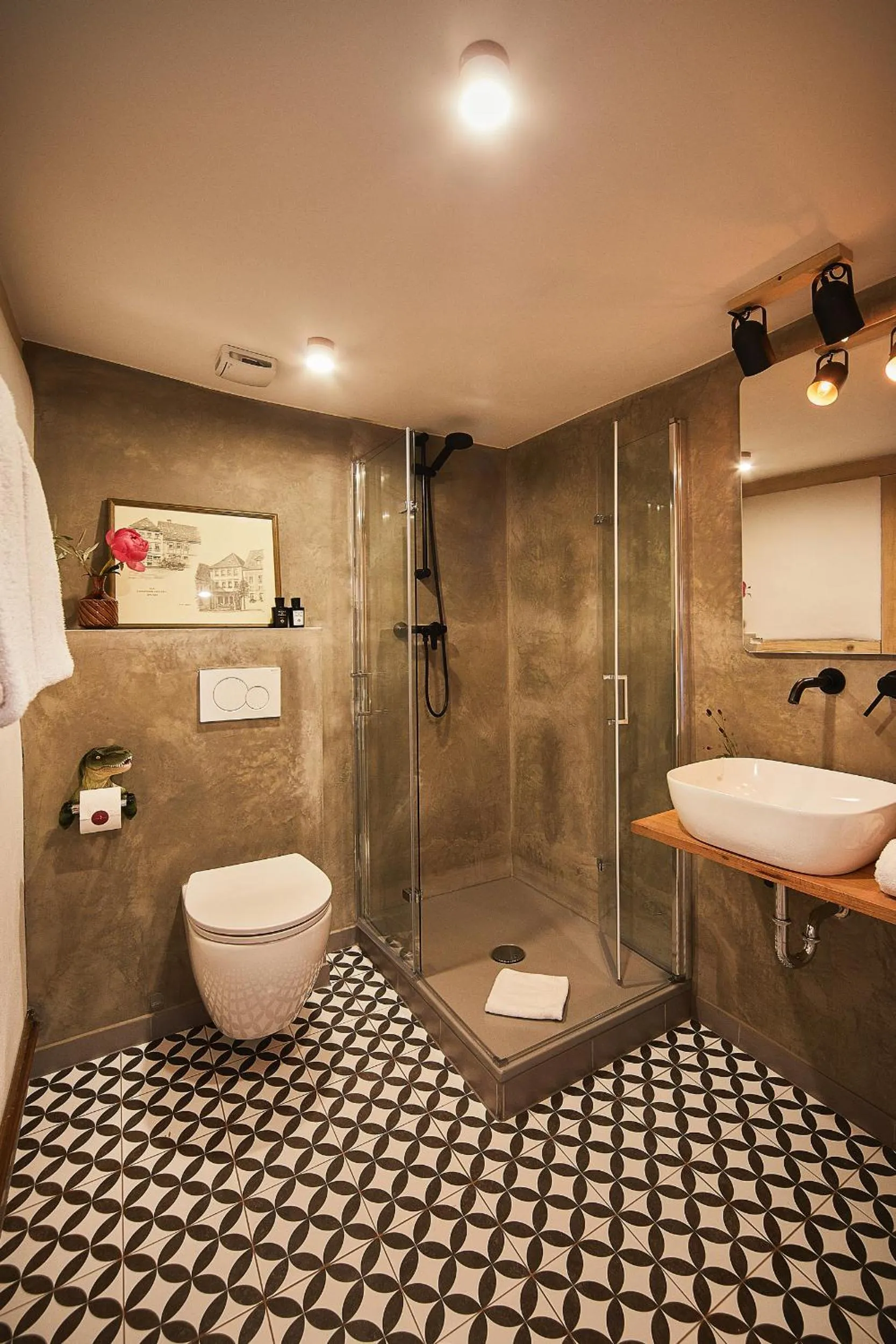 Shower in Weinforum Franken Hotel & Restaurant