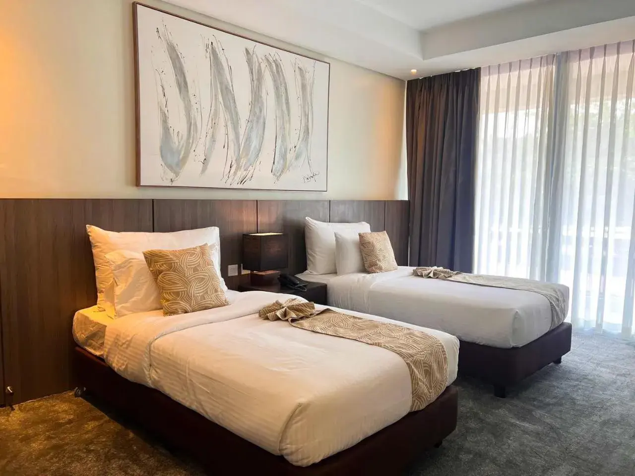 Deluxe Twin Room in The Oriental Hotel Legazpi Deluxe Twin Room in The Oriental Hotel Legazpi