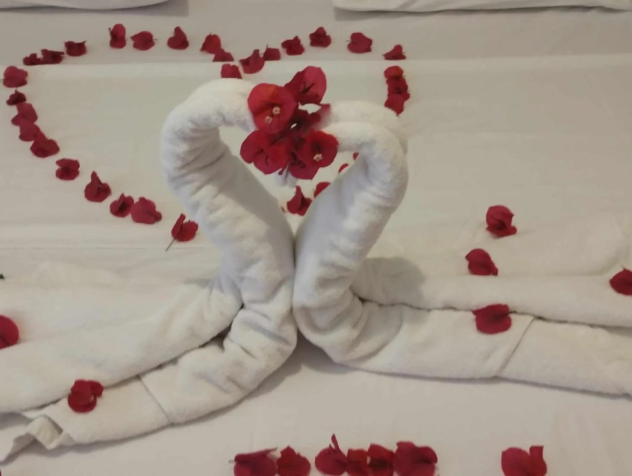 Bed in Lefkimi Hotel