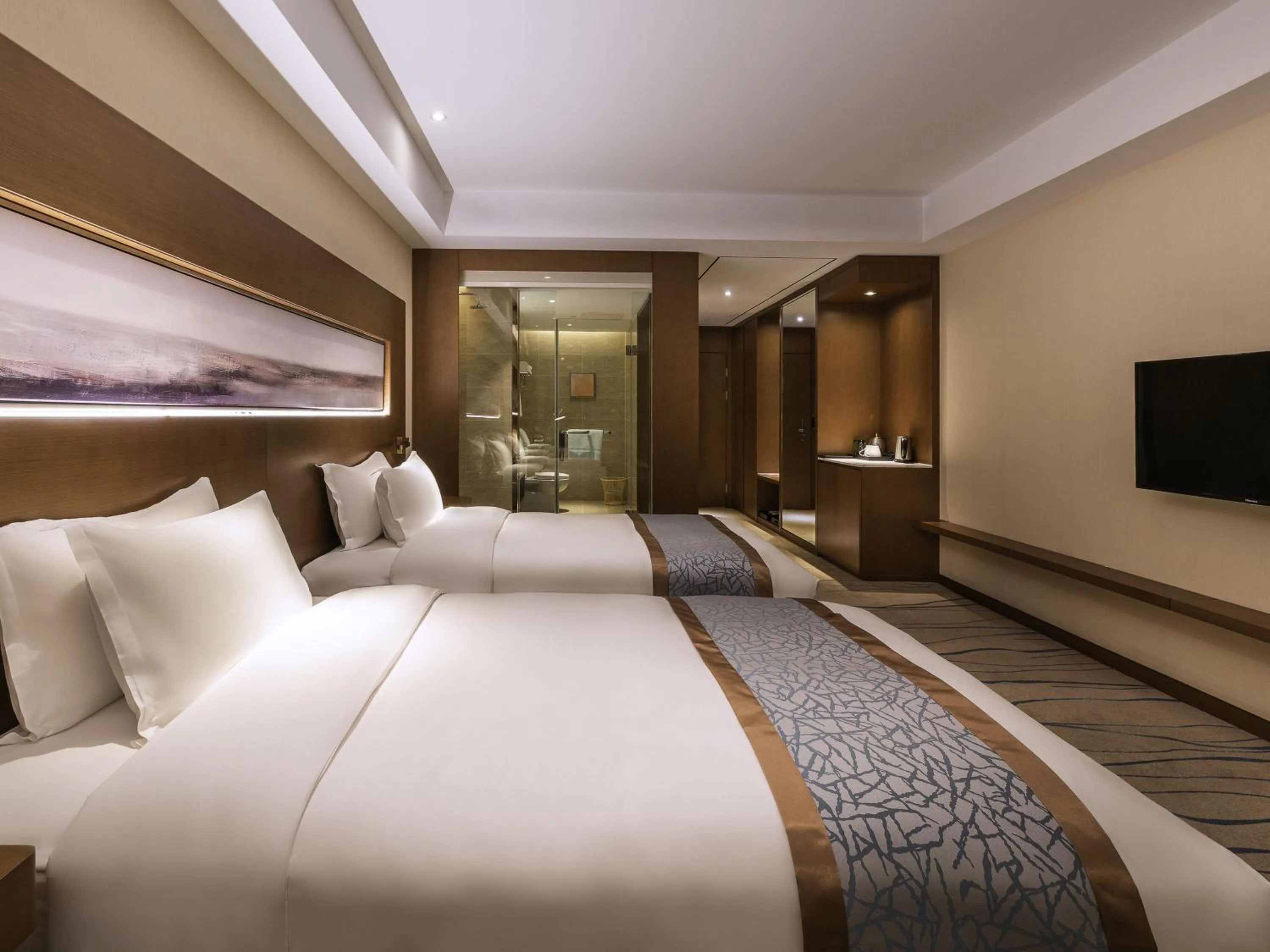 Bedroom, Bed in Novotel Qingdao New Hope