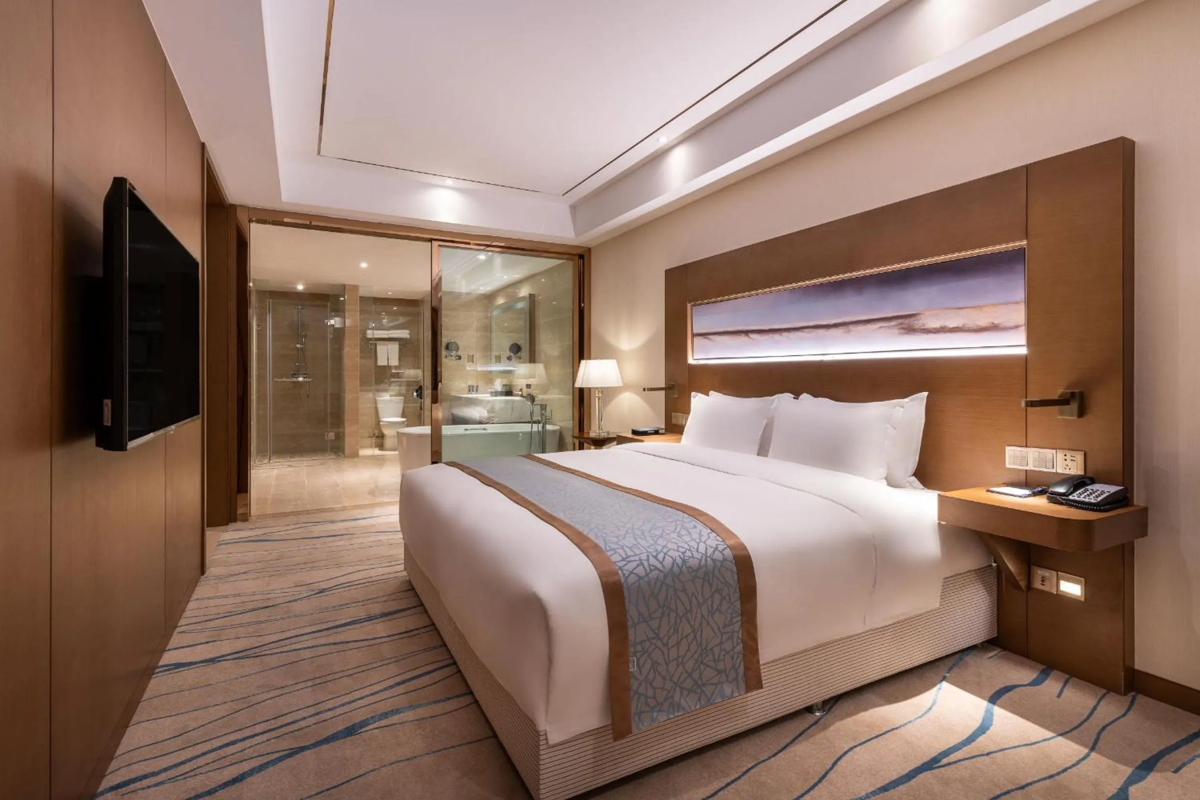 Photo of the whole room, Bed in Novotel Qingdao New Hope