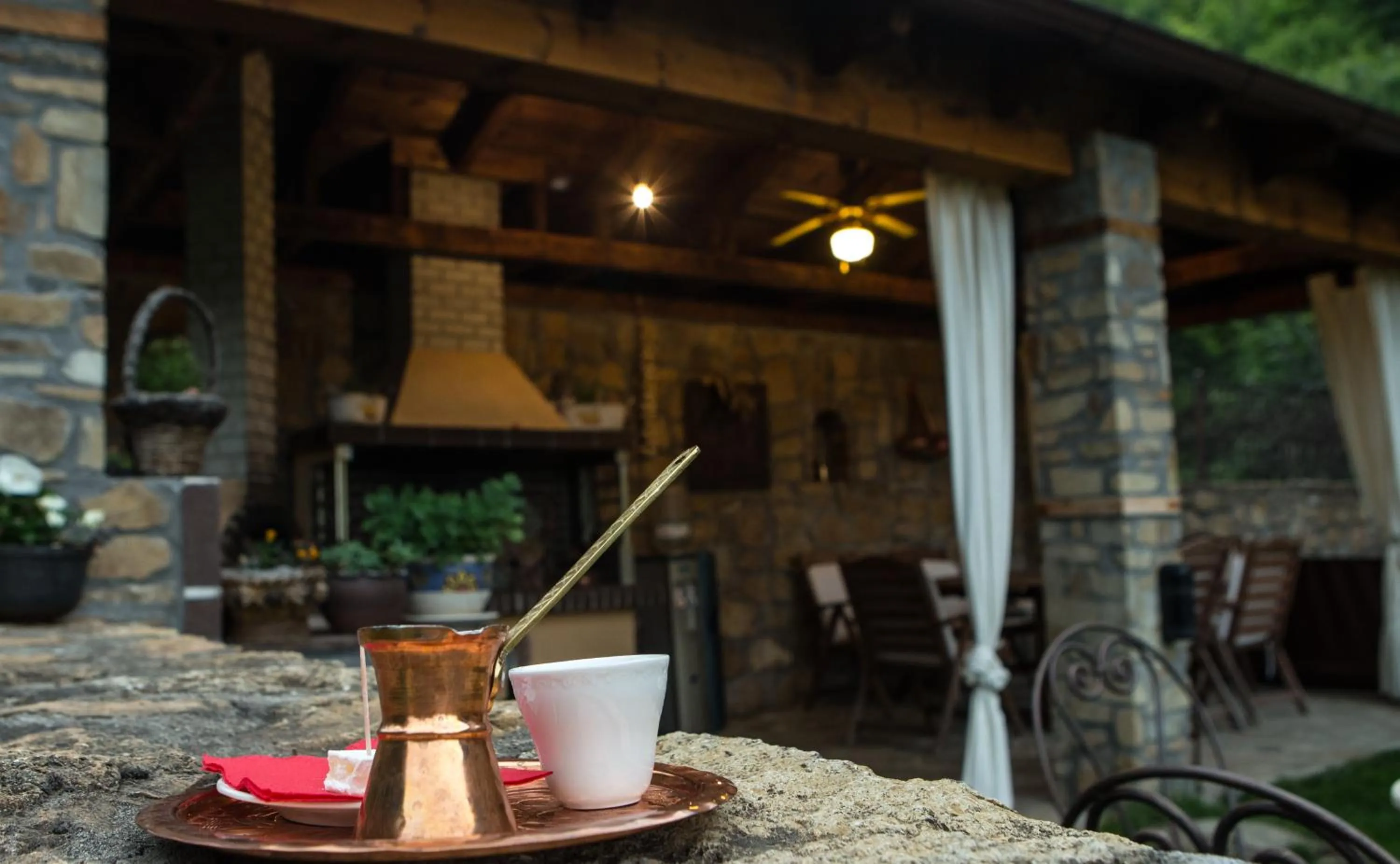 Patio in Archontiko Emmanouilidi Suites