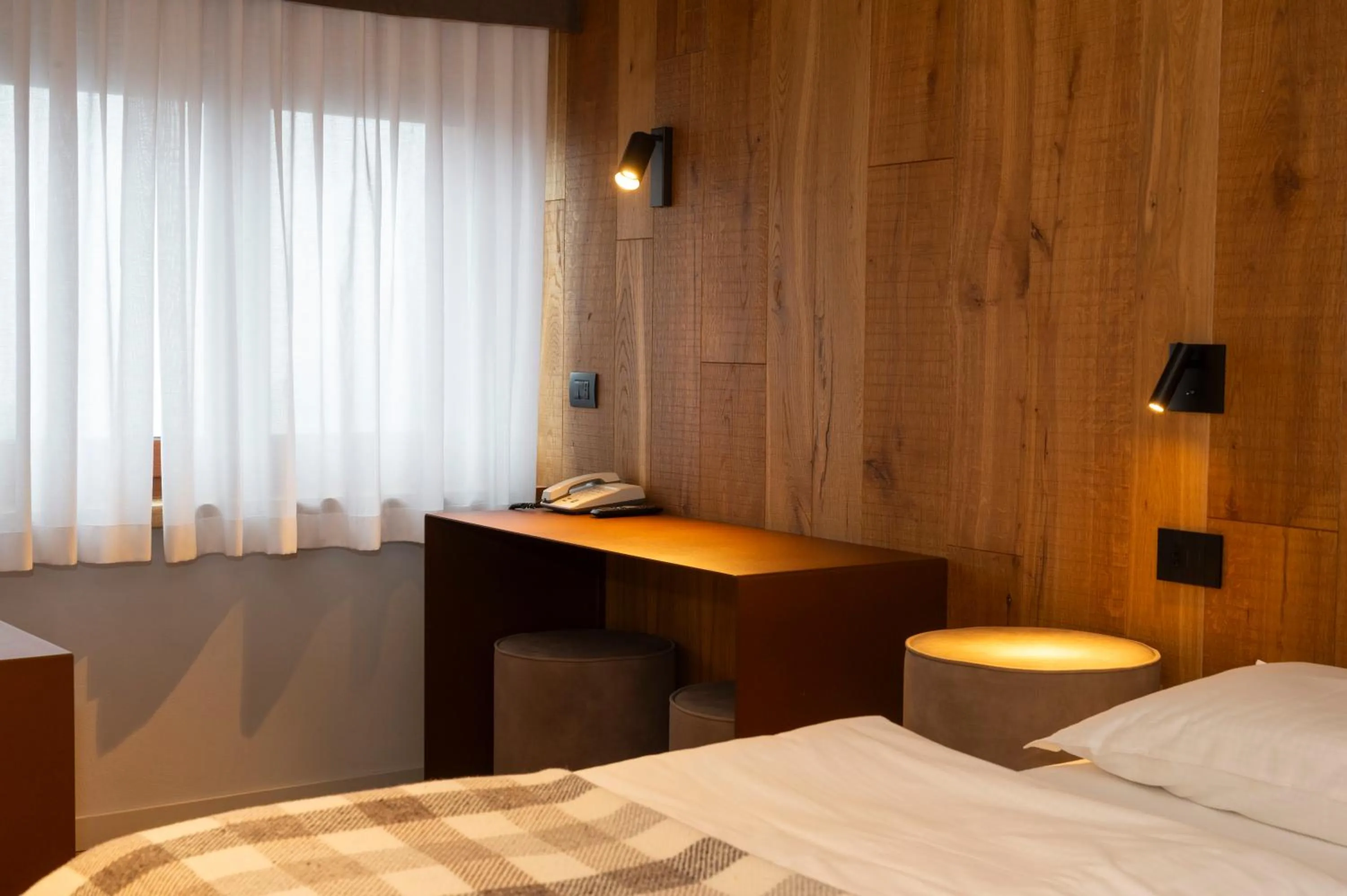 Bed in Hotel Zerbion