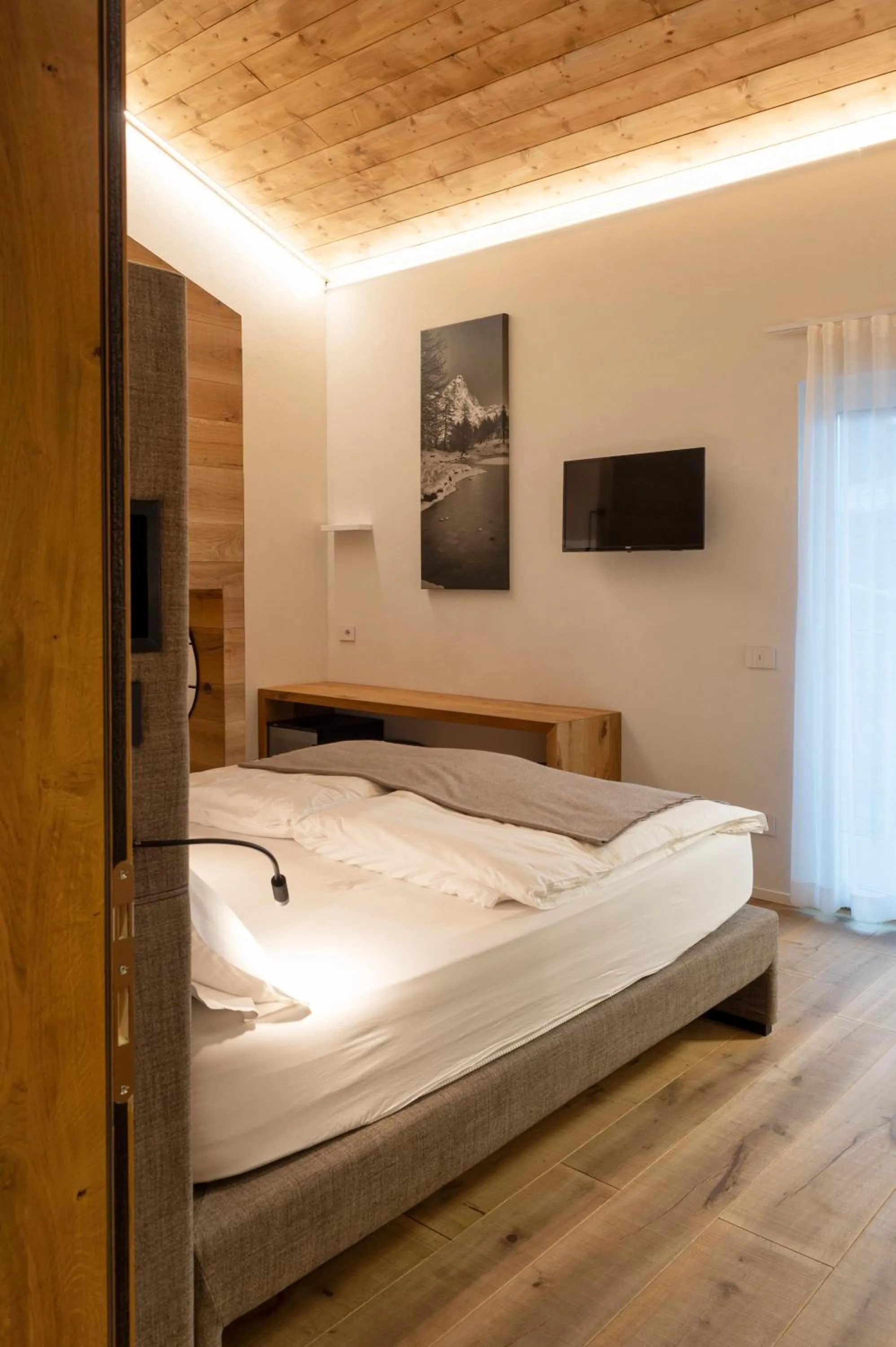 Bed in Hotel Zerbion