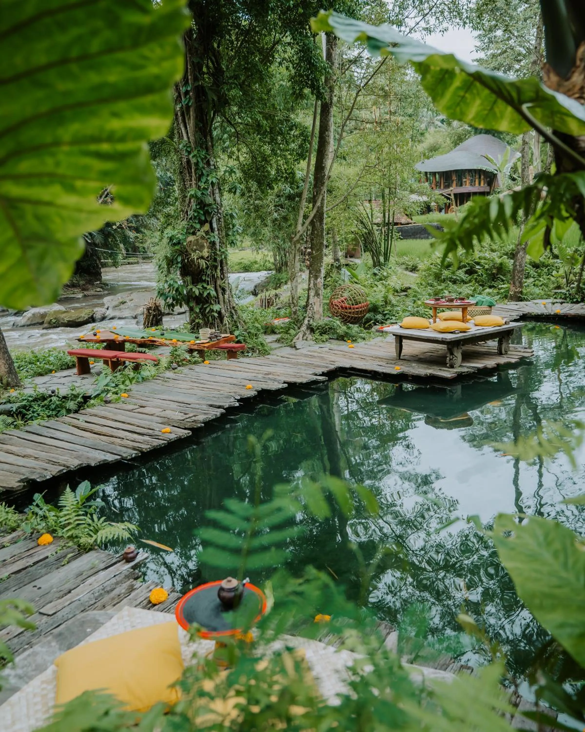 Natural landscape in Bambu Indah Resort