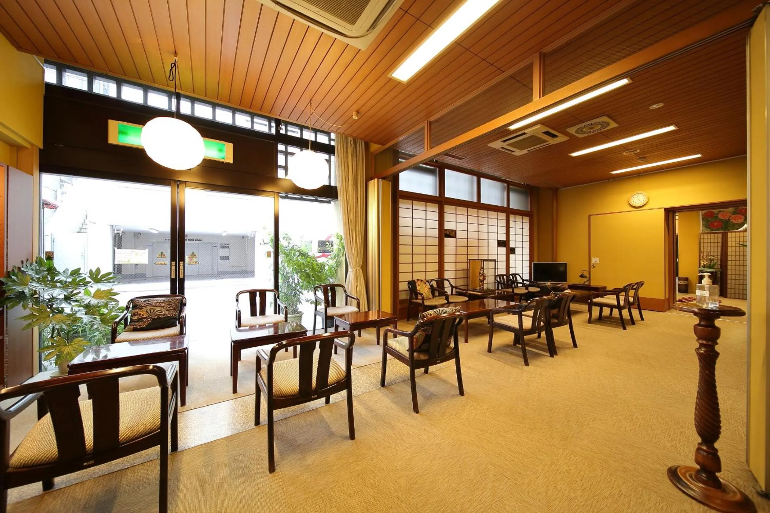 Lobby or reception in Matsumoto Ryokan