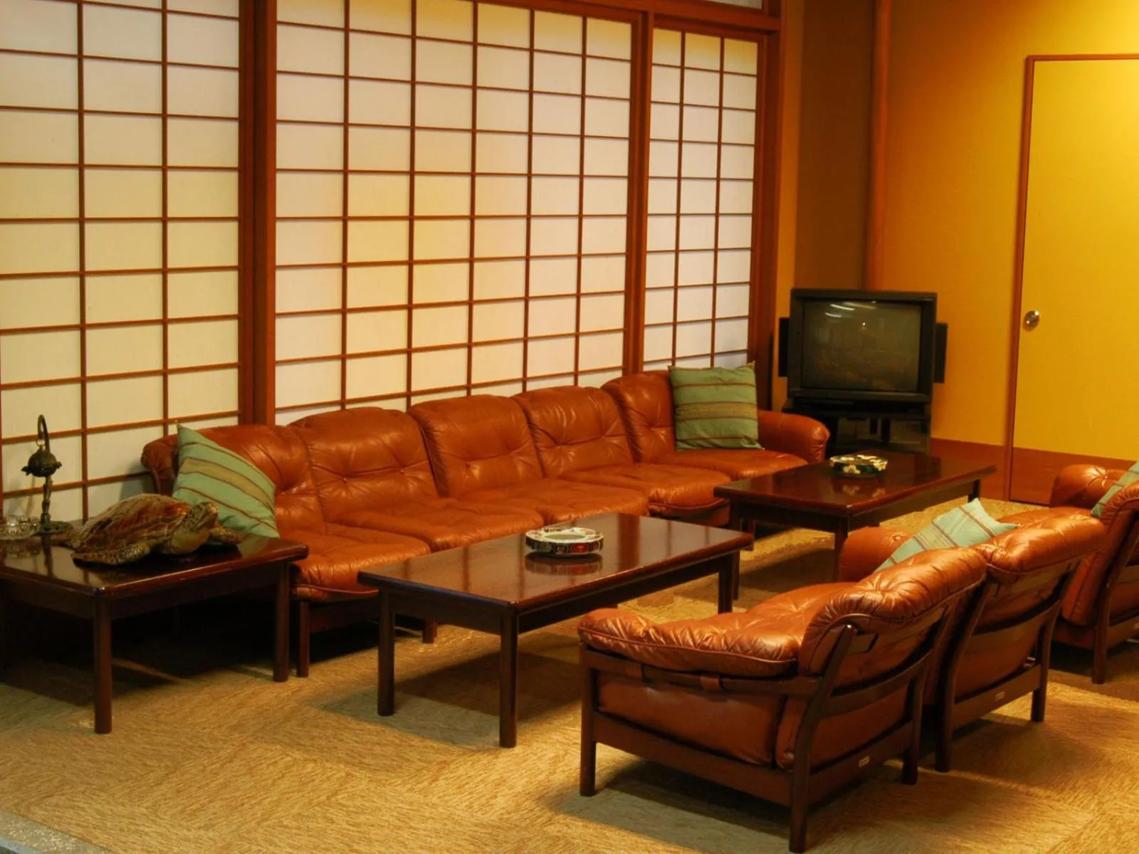 Lobby or reception in Matsumoto Ryokan