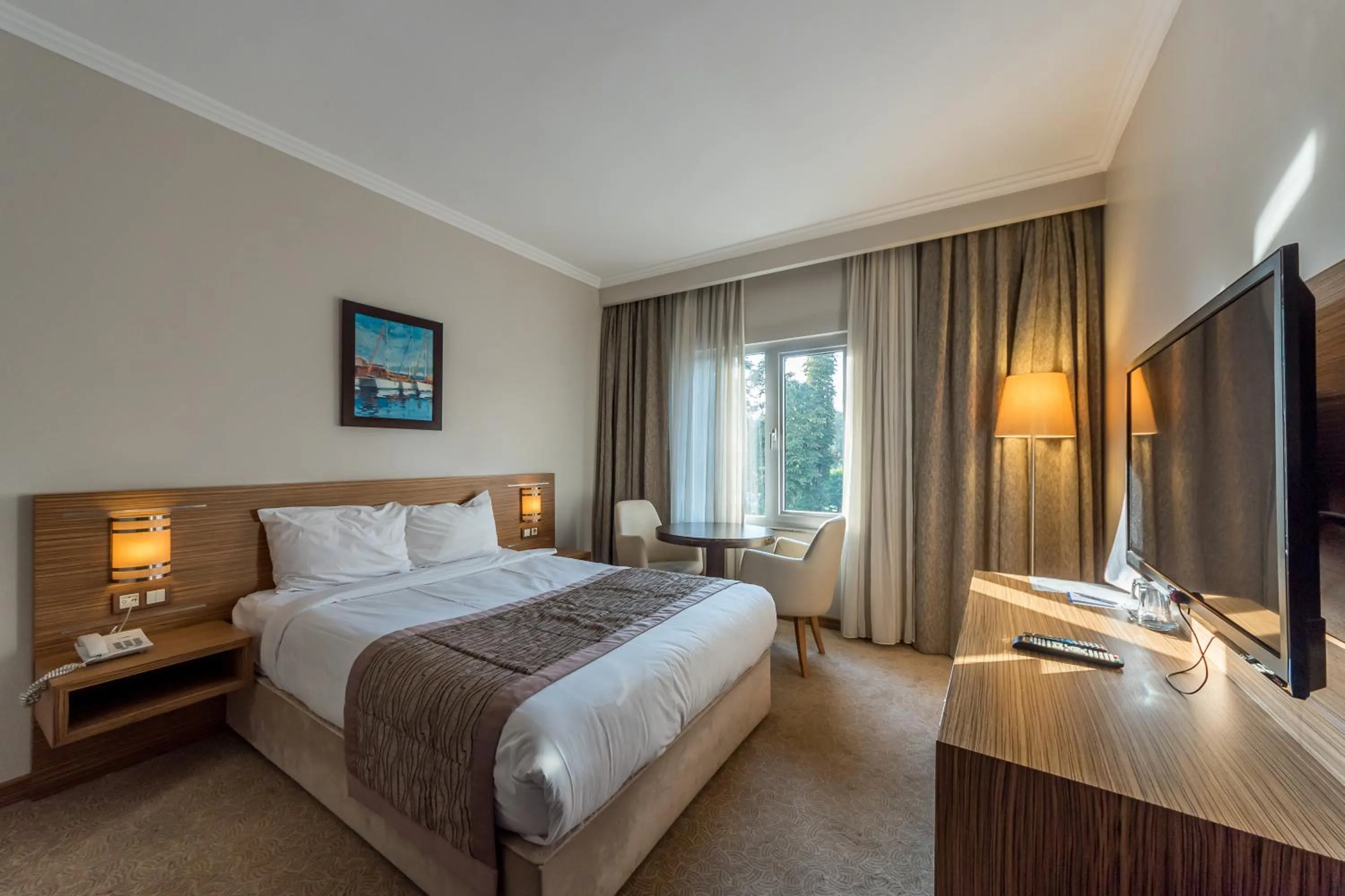 Bed in Hotel Almina Park