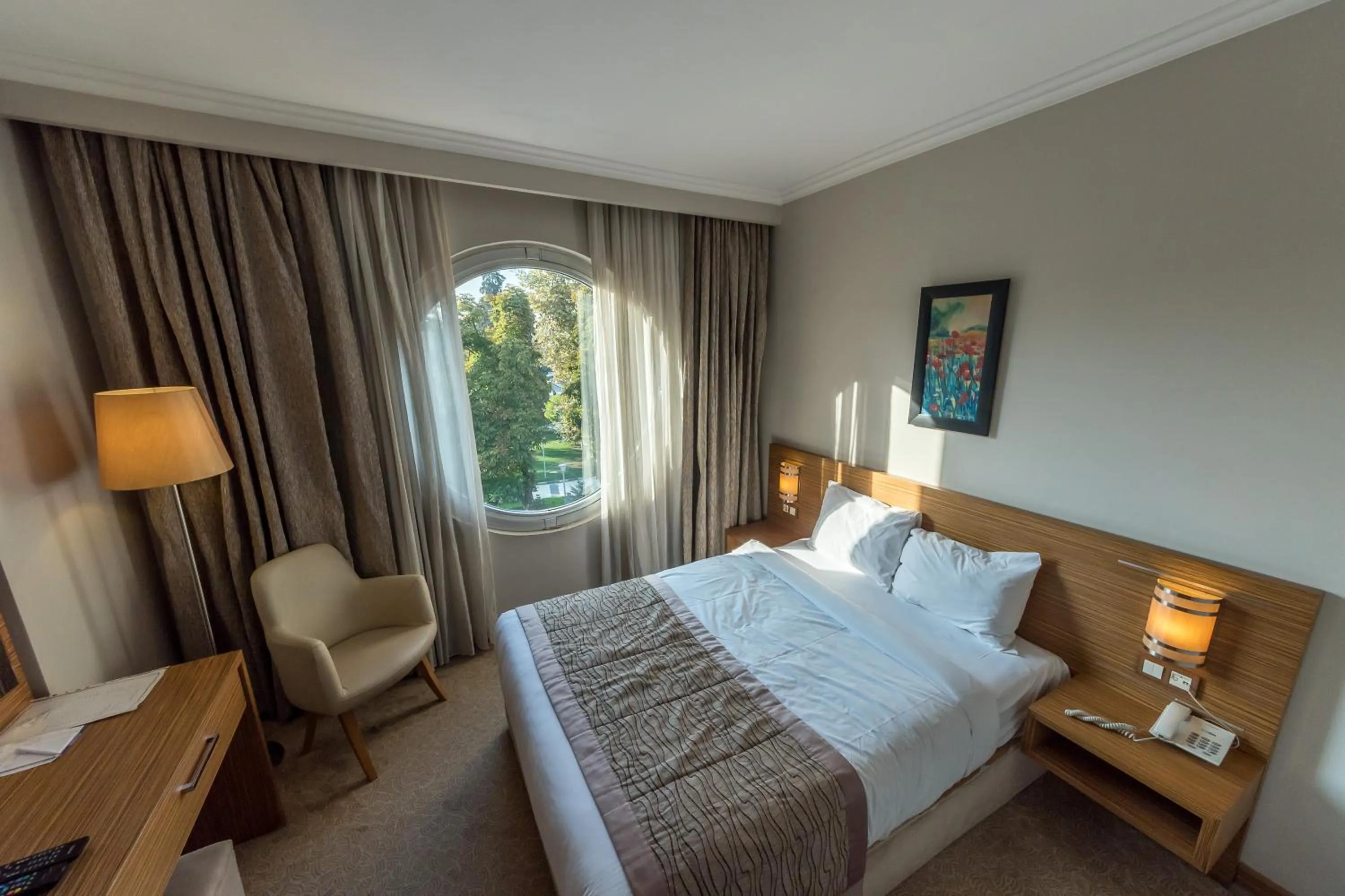 Bed in Hotel Almina Park