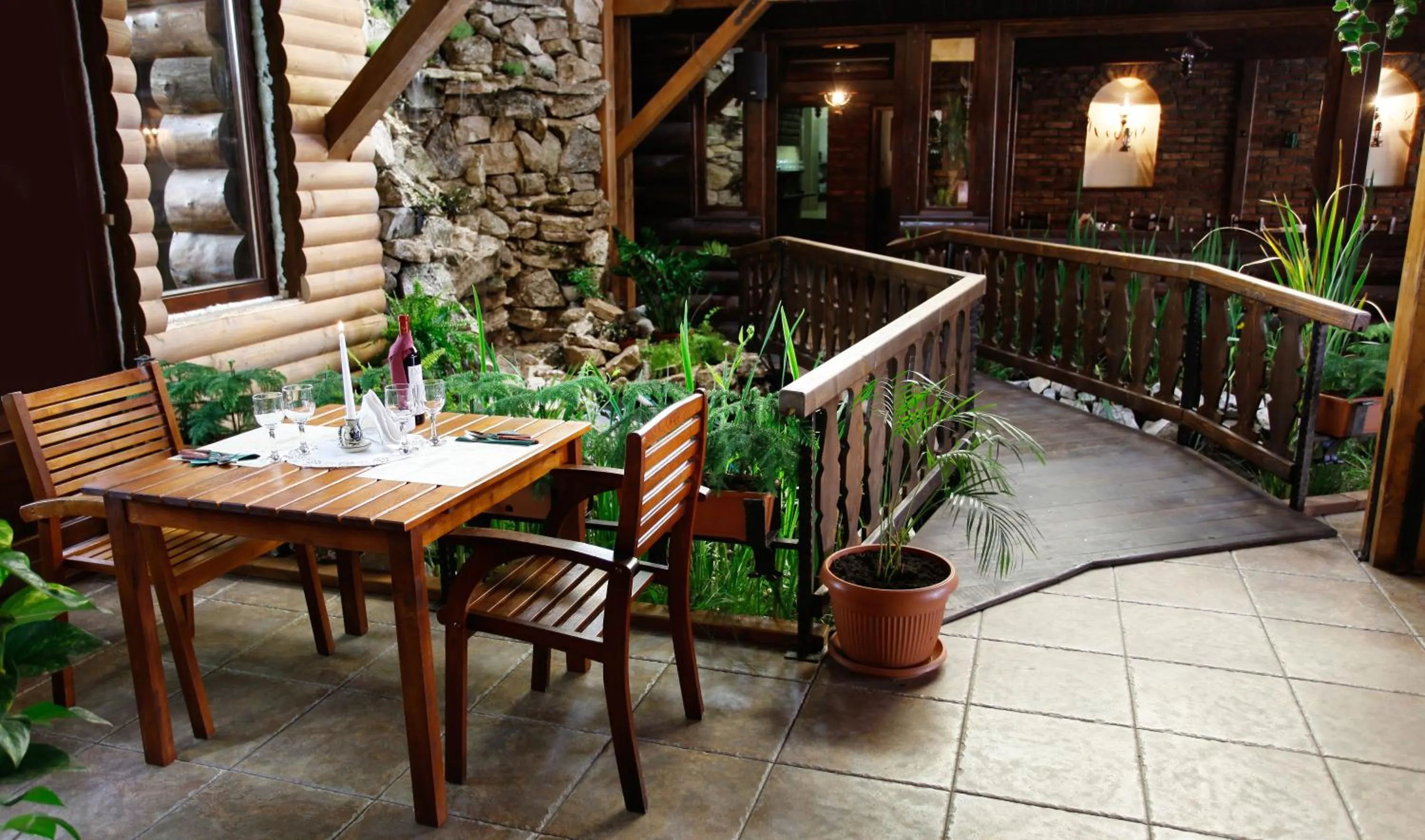 Balcony/Terrace in Pension Tempo