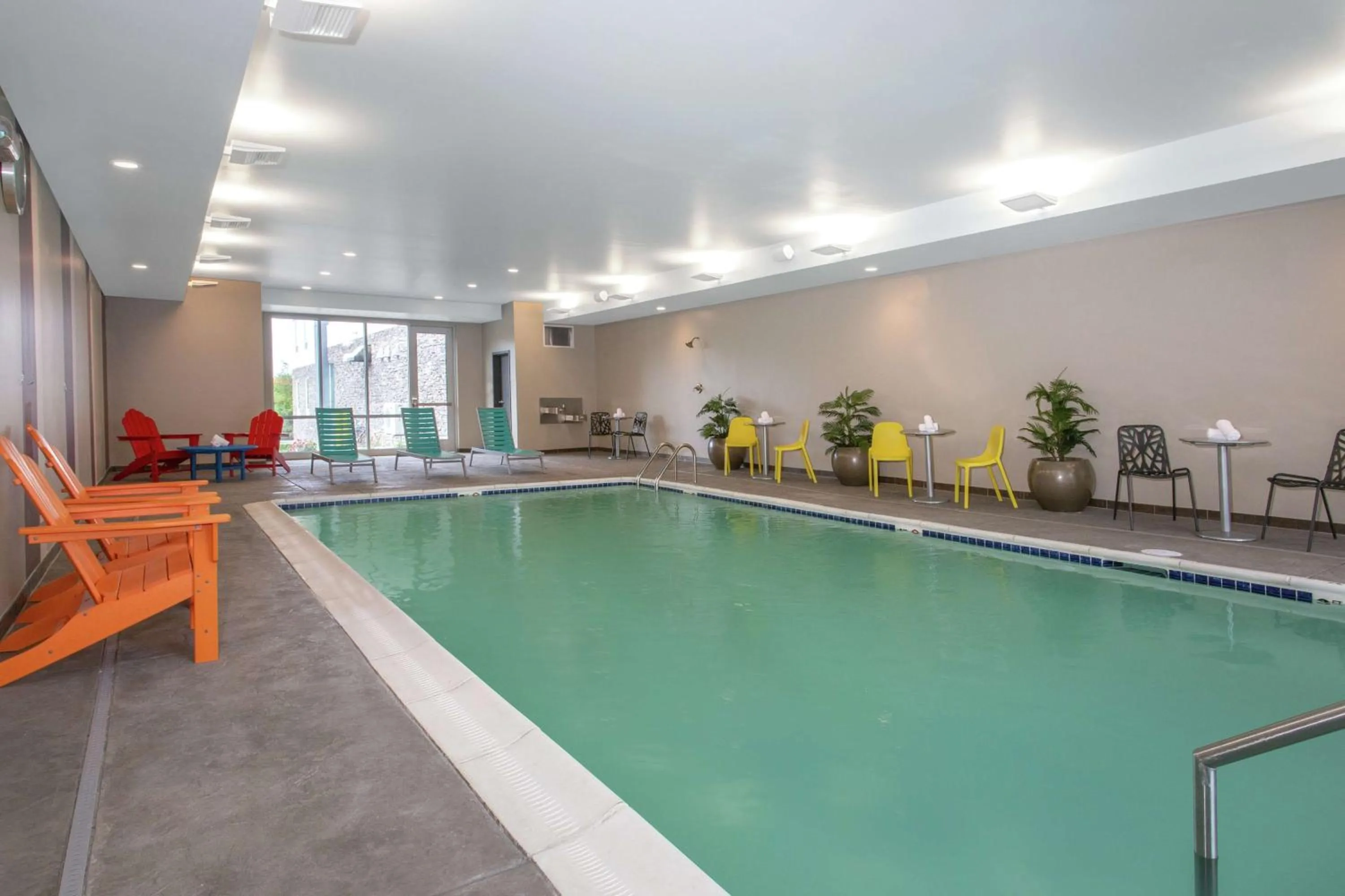 Pool view in Home2 Suites Smithfield Providence