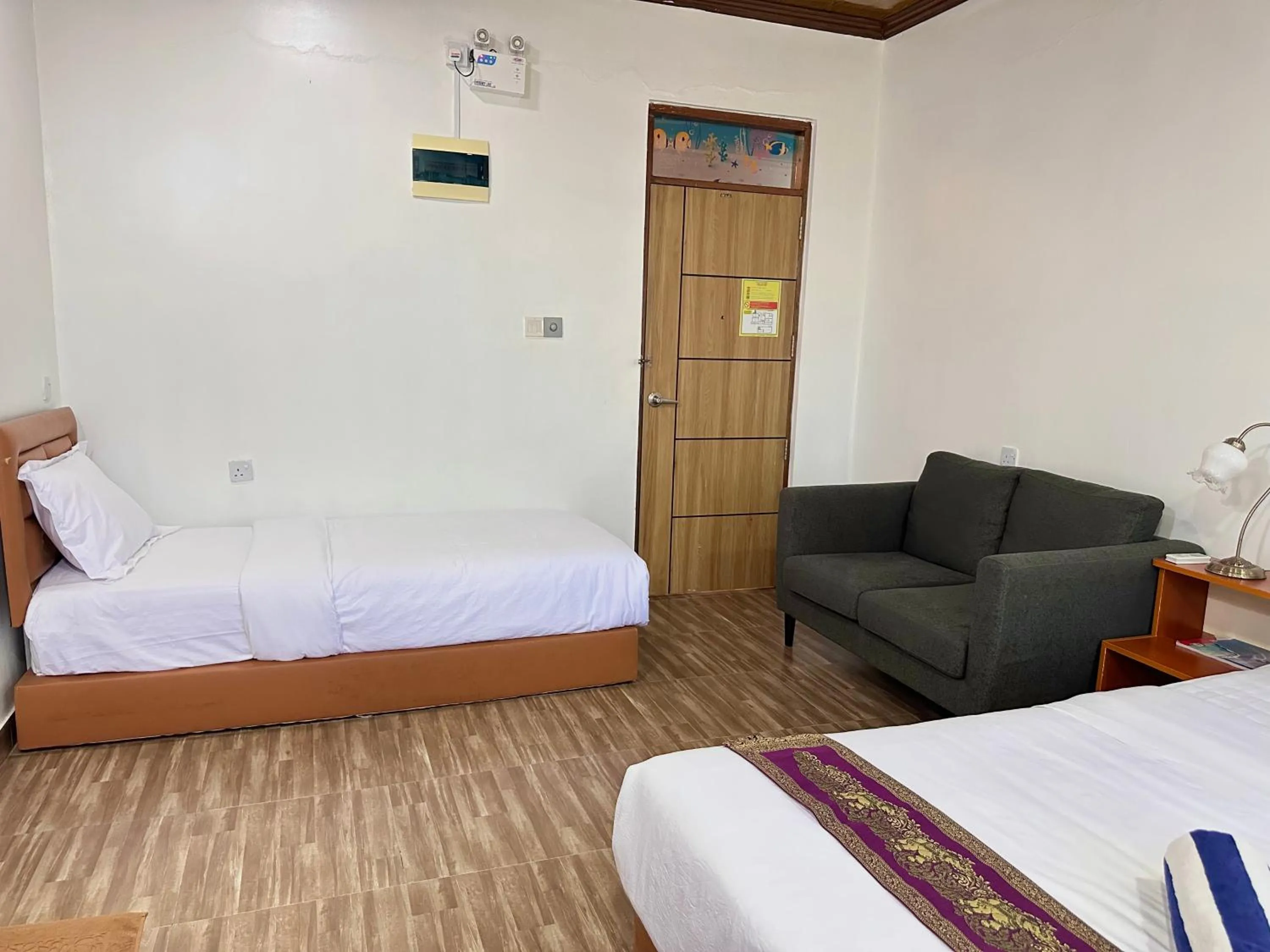 Bed in Galaxy Sunrise Sea View