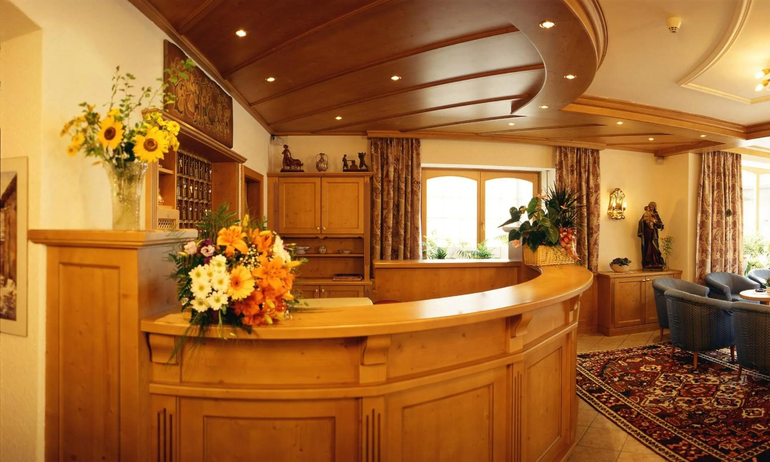 Lobby or reception in Hotel Dolomiti Madonna