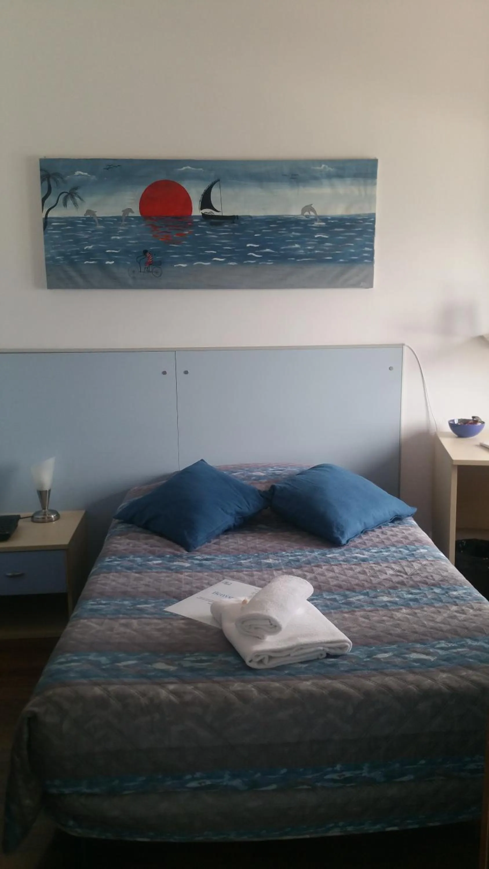 Bed in Hotel La Bussola