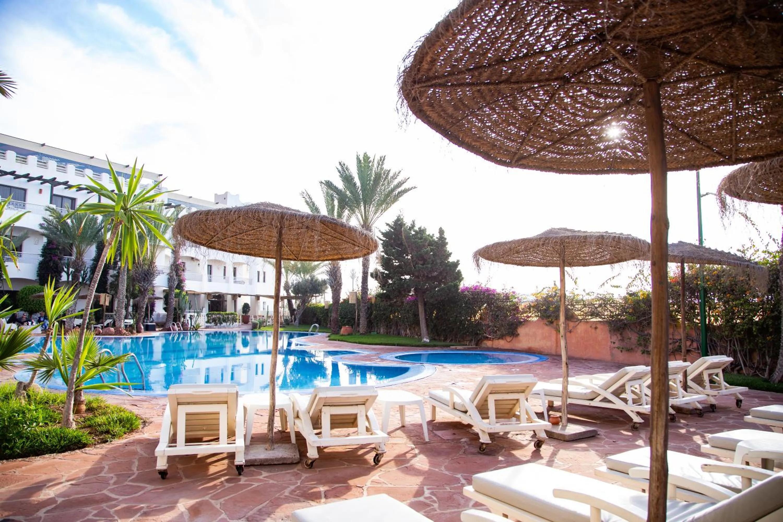 Pool view in Borjs Hotel Suites & Spa