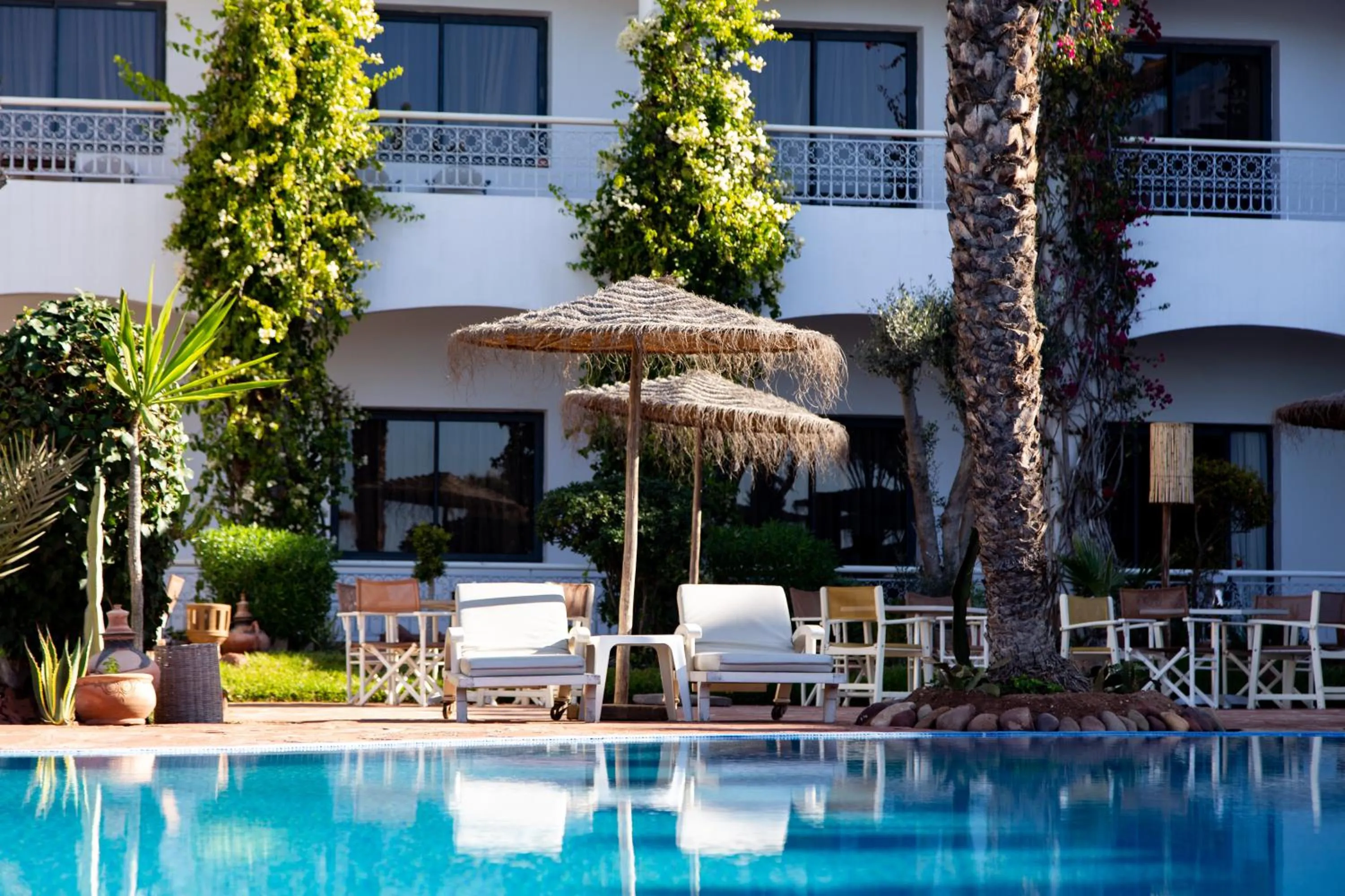 Pool view in Borjs Hotel Suites & Spa