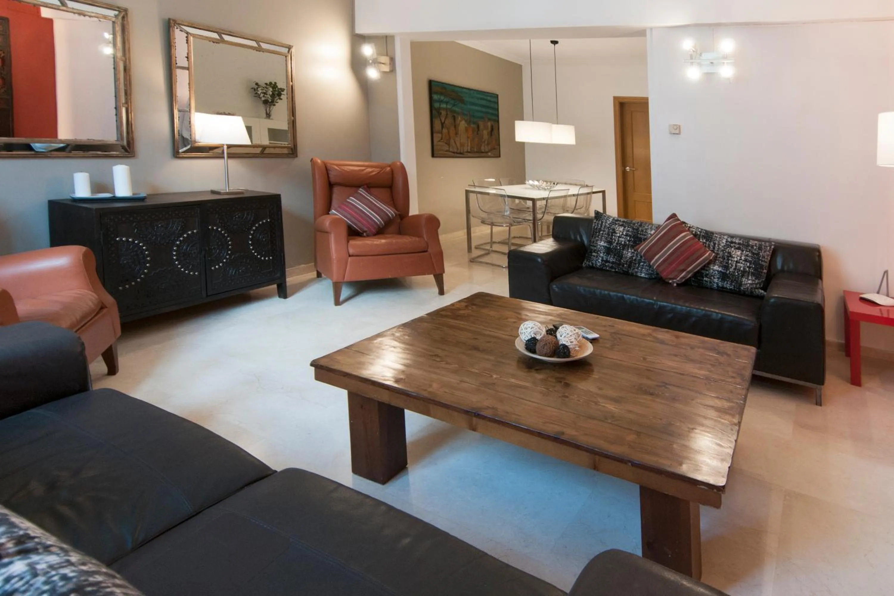 Living room in Serennia Apartamentos Ramblas - Plaça Catalunya