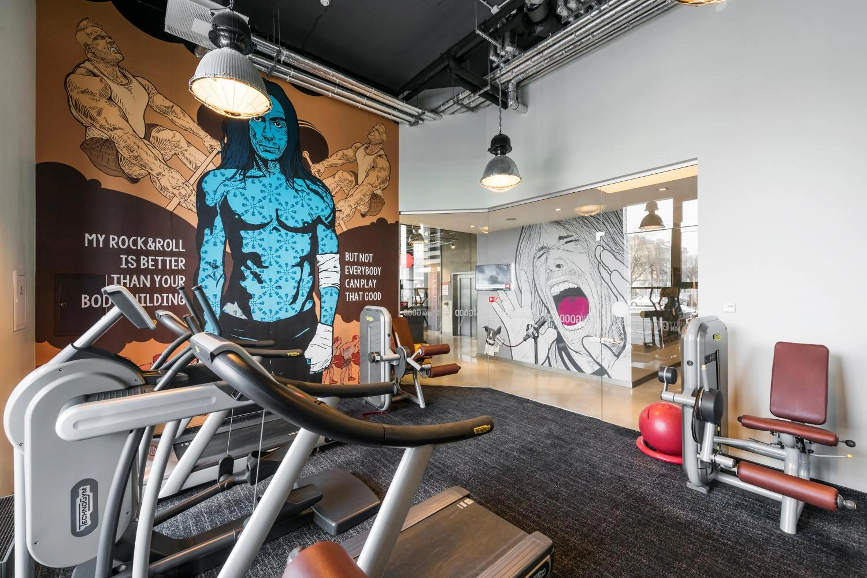 Fitness centre/facilities in Comfort Hotel LT - Rock 'n' Roll Vilnius
