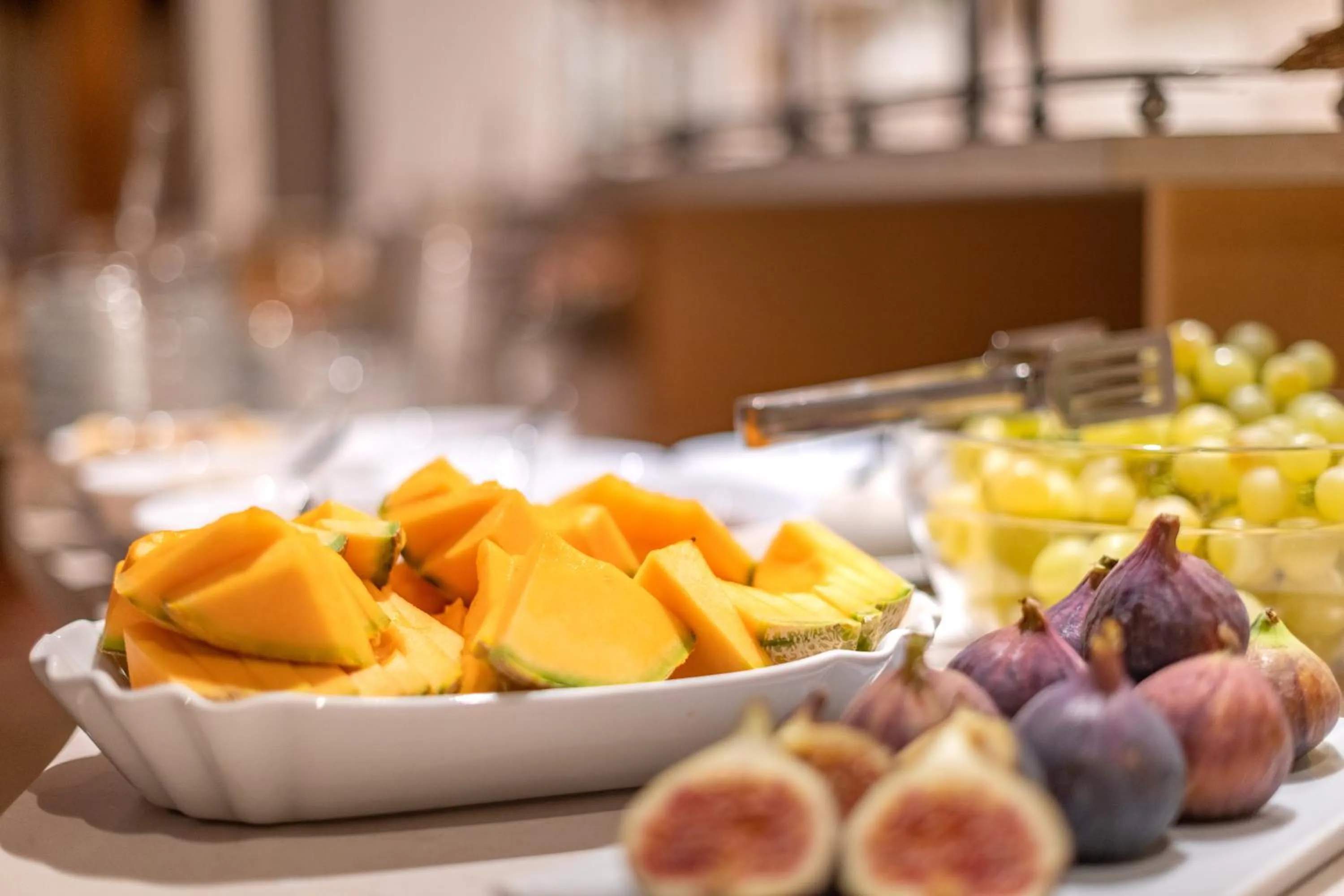 Food close-up in Panorama