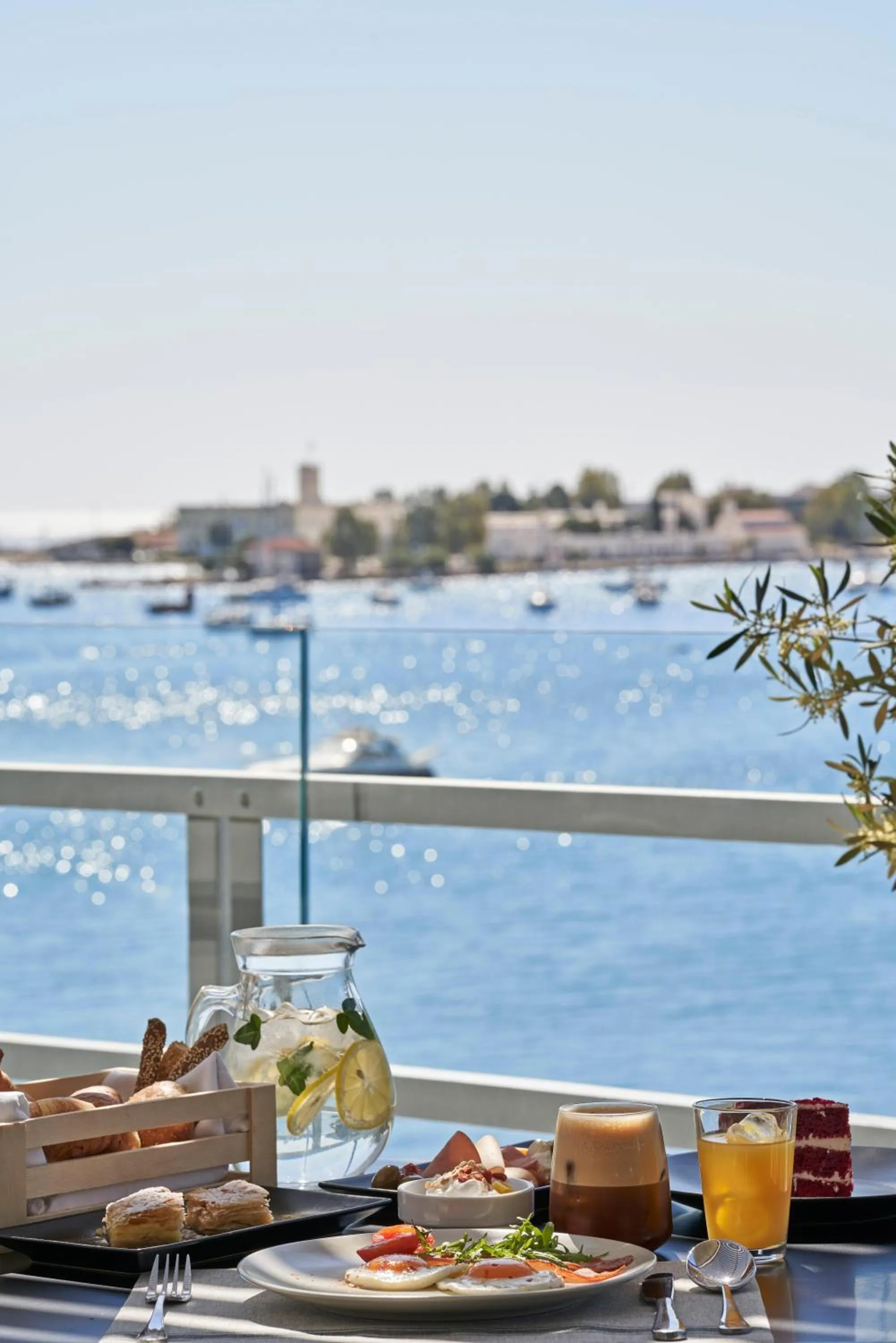 Balcony/Terrace in Xenia Poros Image Hotel
