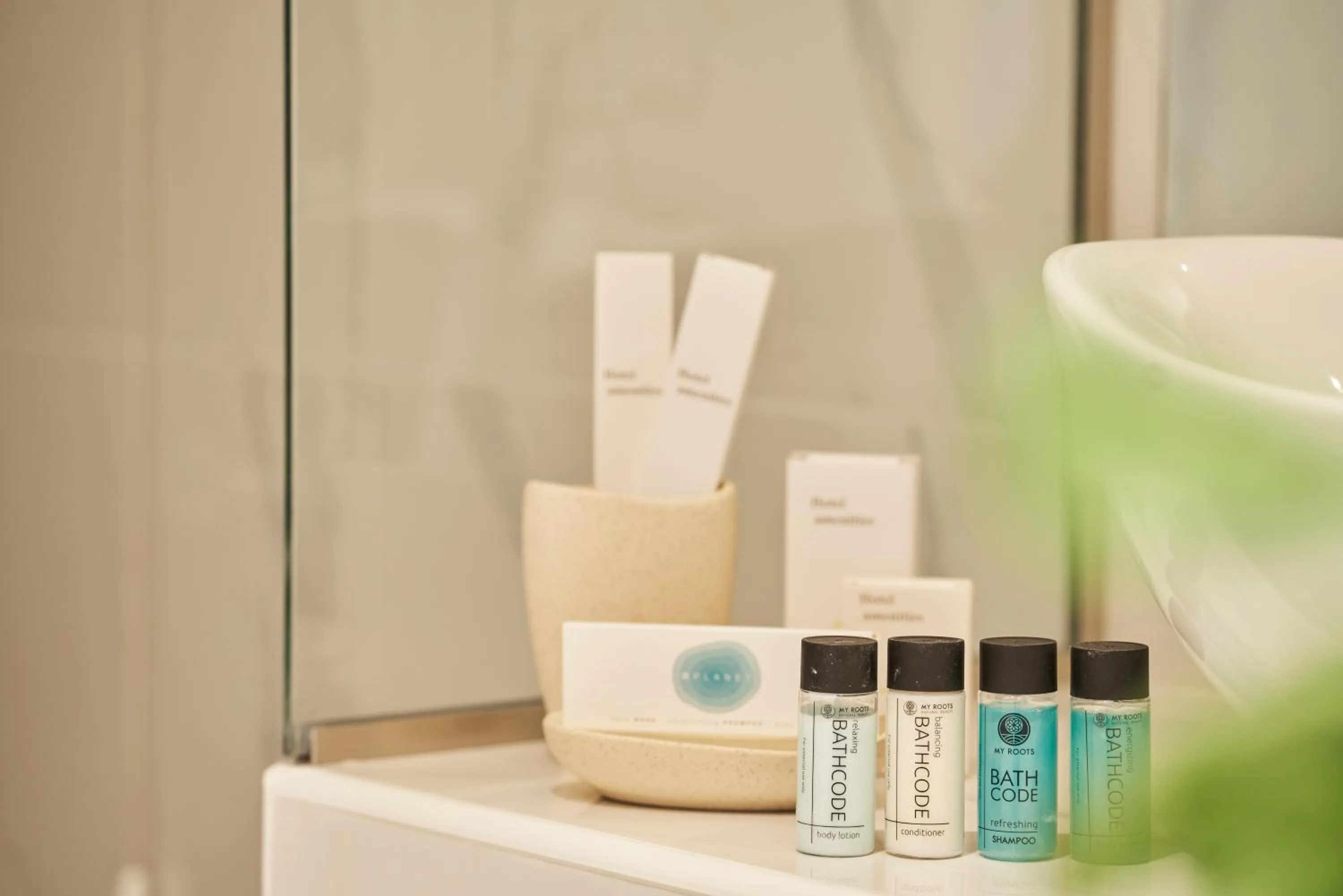 Bathroom in Xenia Poros Image Hotel