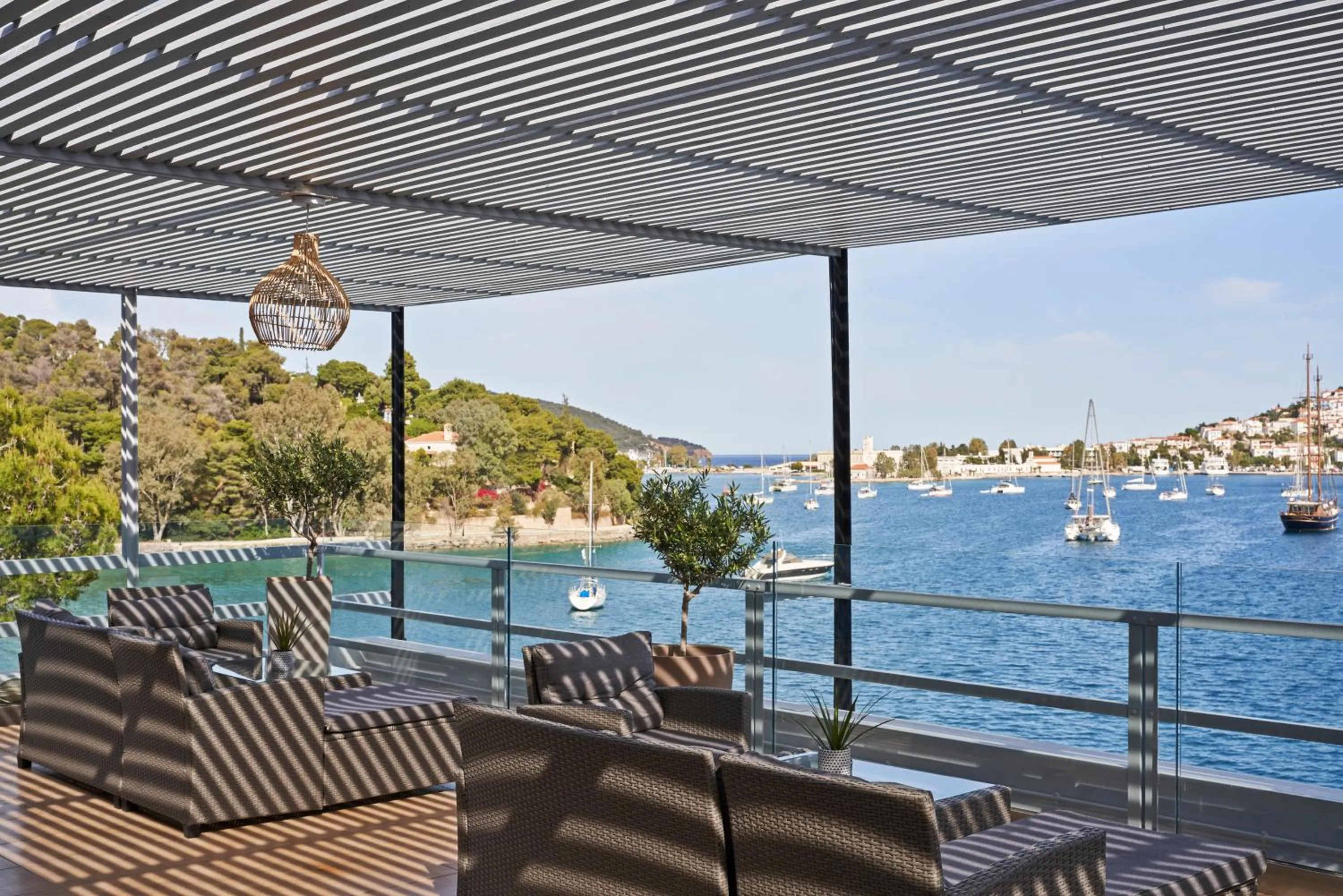 Balcony/Terrace in Xenia Poros Image Hotel