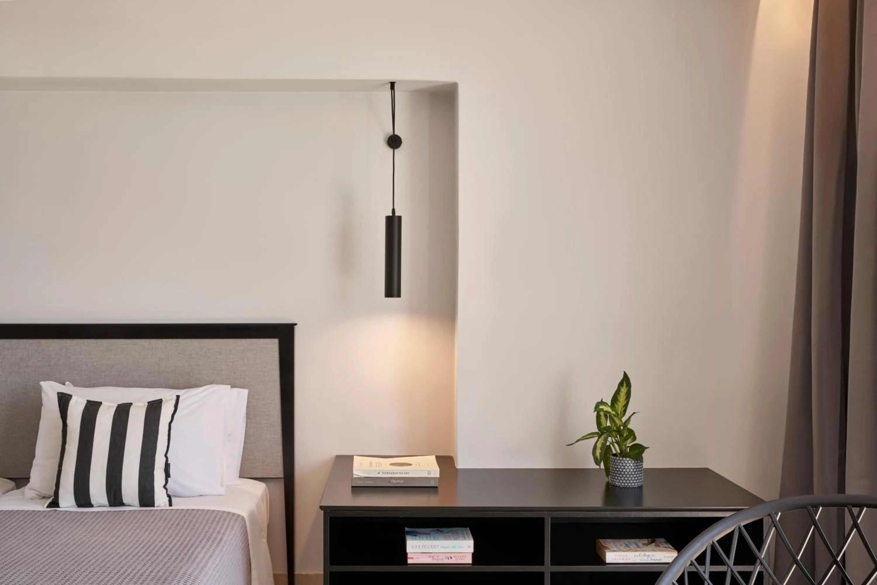 Decorative detail, Bed in Xenia Poros Image Hotel