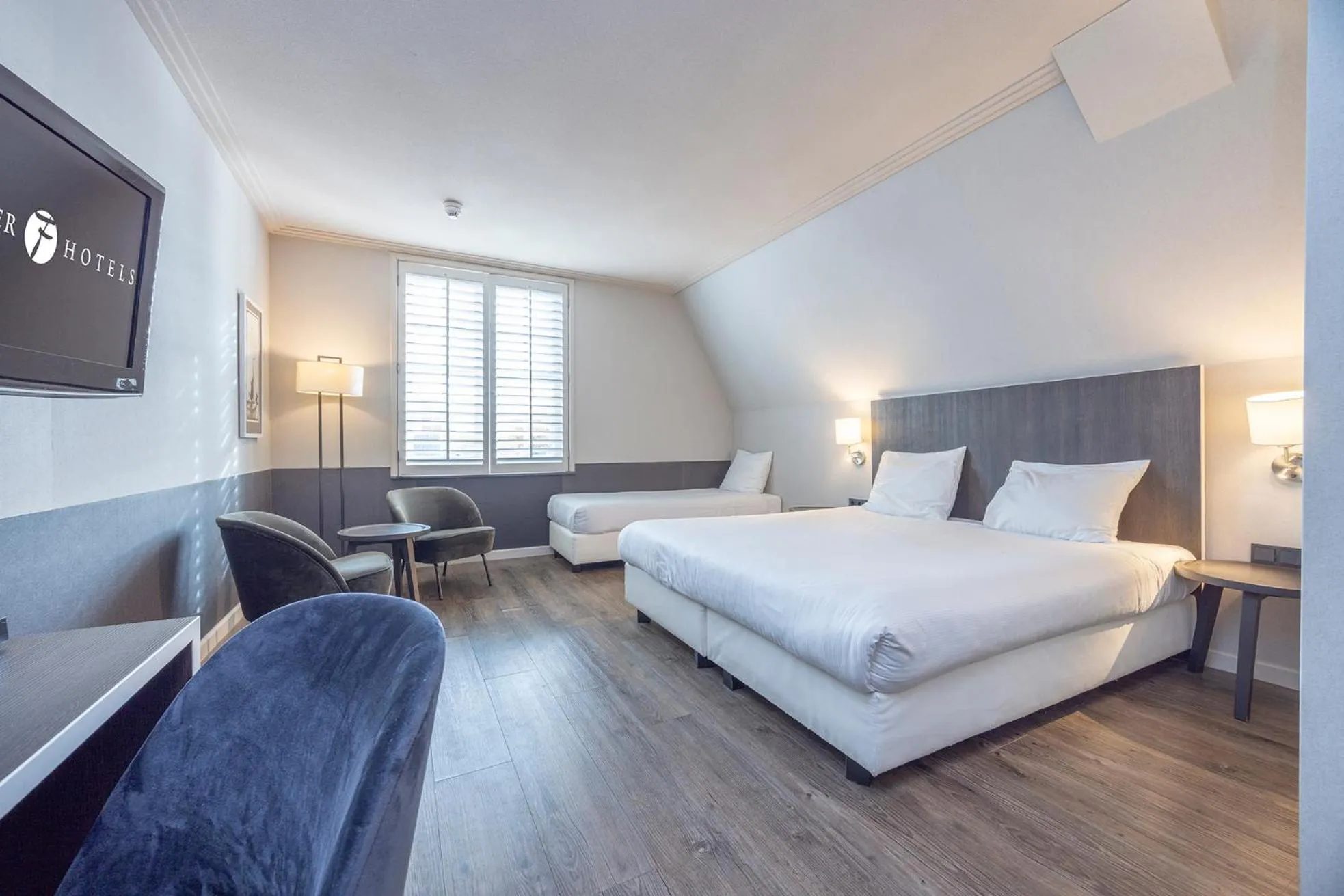 Bed in Fletcher Hotel - Restaurant Nautisch Kwartier