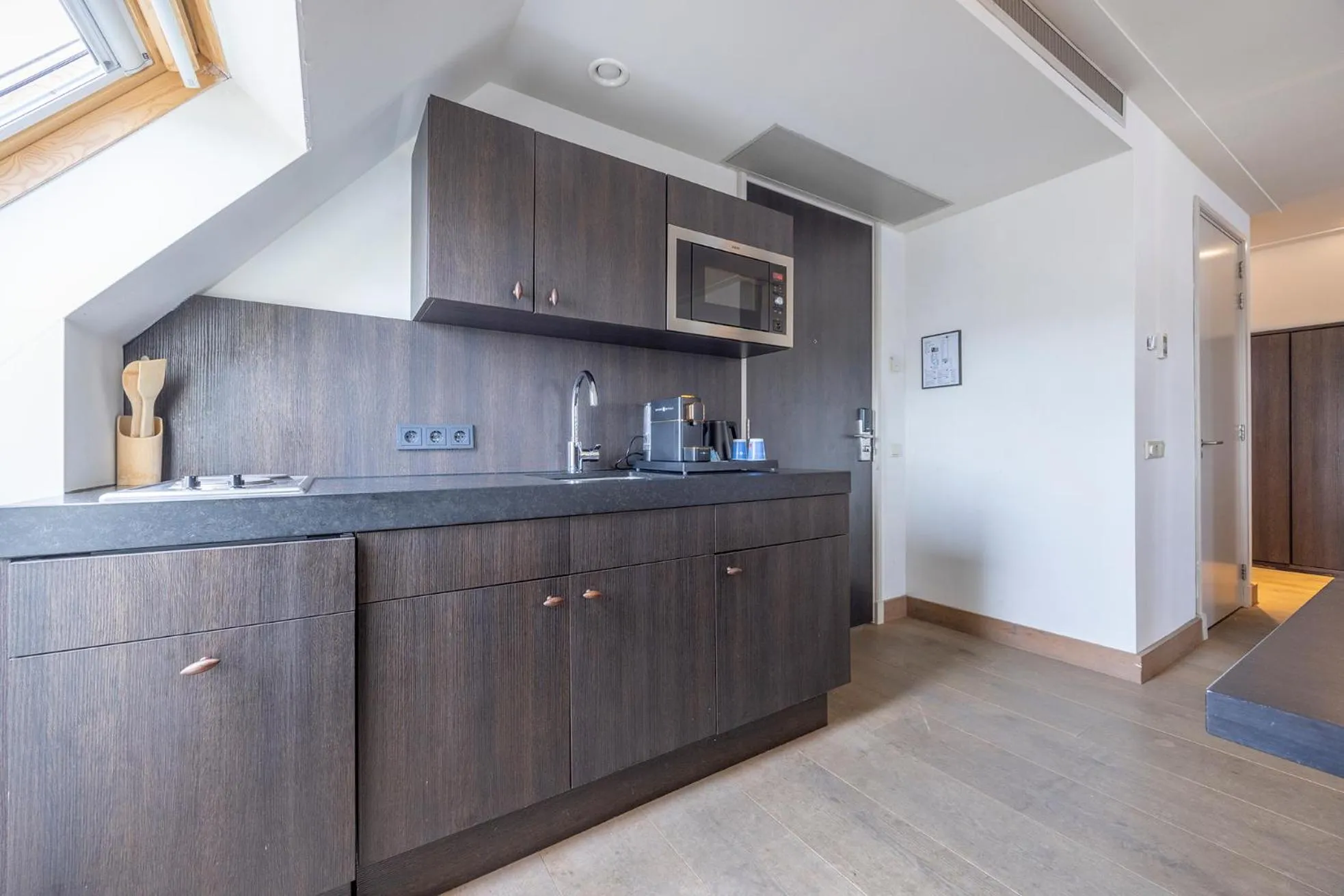 Kitchen or kitchenette in Fletcher Hotel - Restaurant Nautisch Kwartier