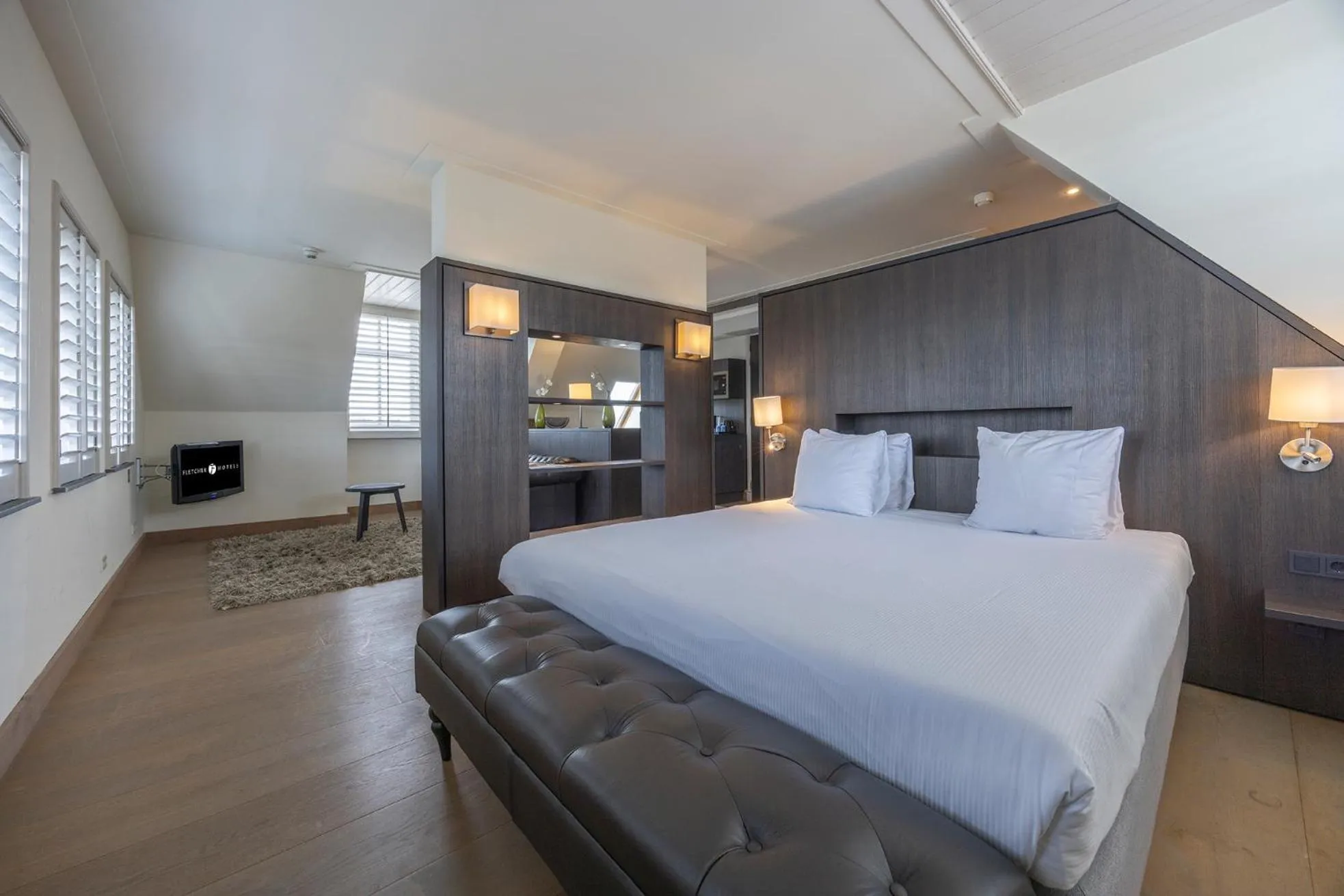 Bed in Fletcher Hotel - Restaurant Nautisch Kwartier