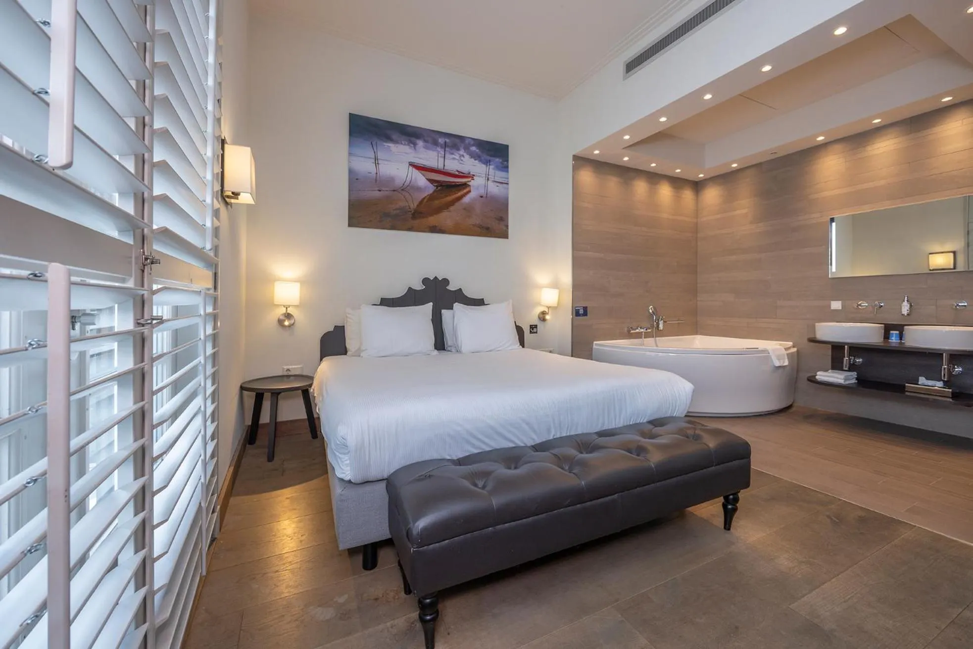 Bed in Fletcher Hotel - Restaurant Nautisch Kwartier