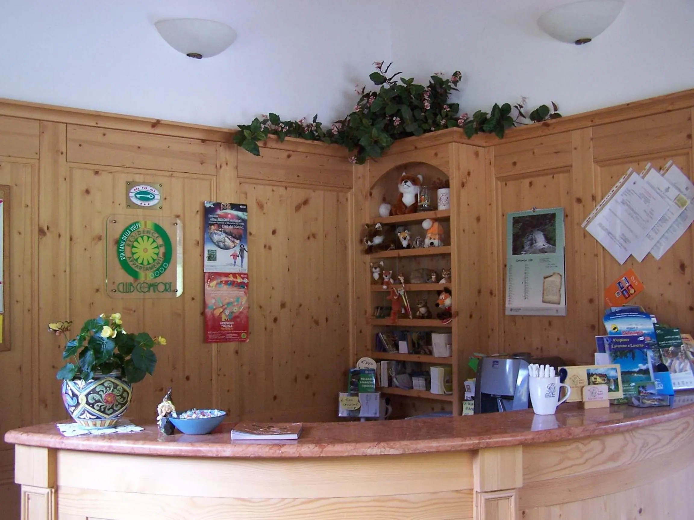 Lobby or reception in Tana Della Volpe