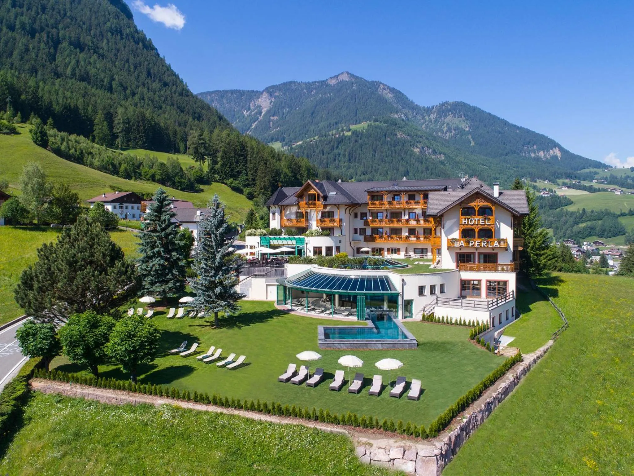 Bird's eye view in Alpin & Vital Hotel La Perla