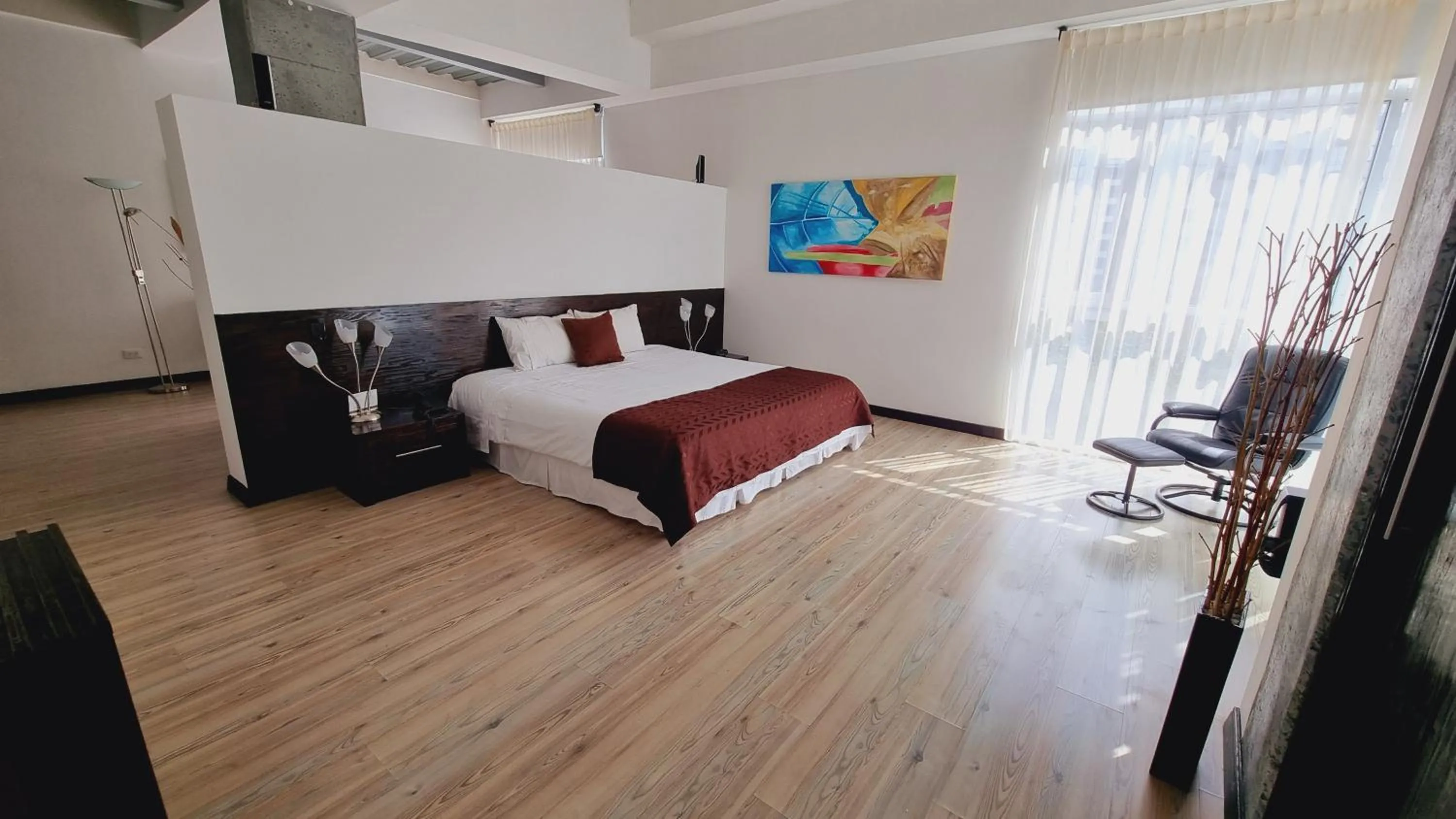 Bed in Habitat Suites Hotel By GHO Hoteles