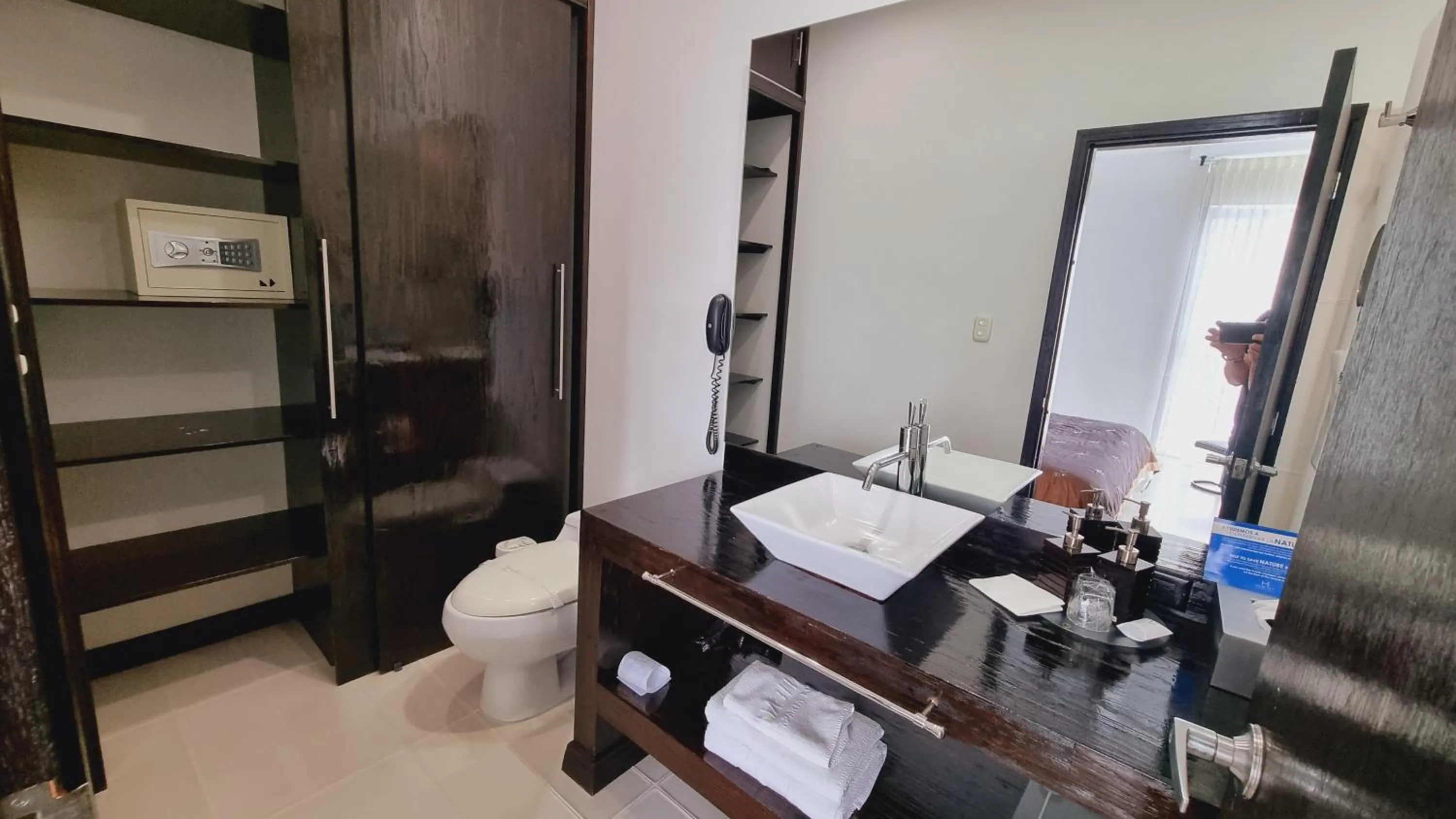 Bathroom, Bed in Habitat Suites Hotel By GHO Hoteles