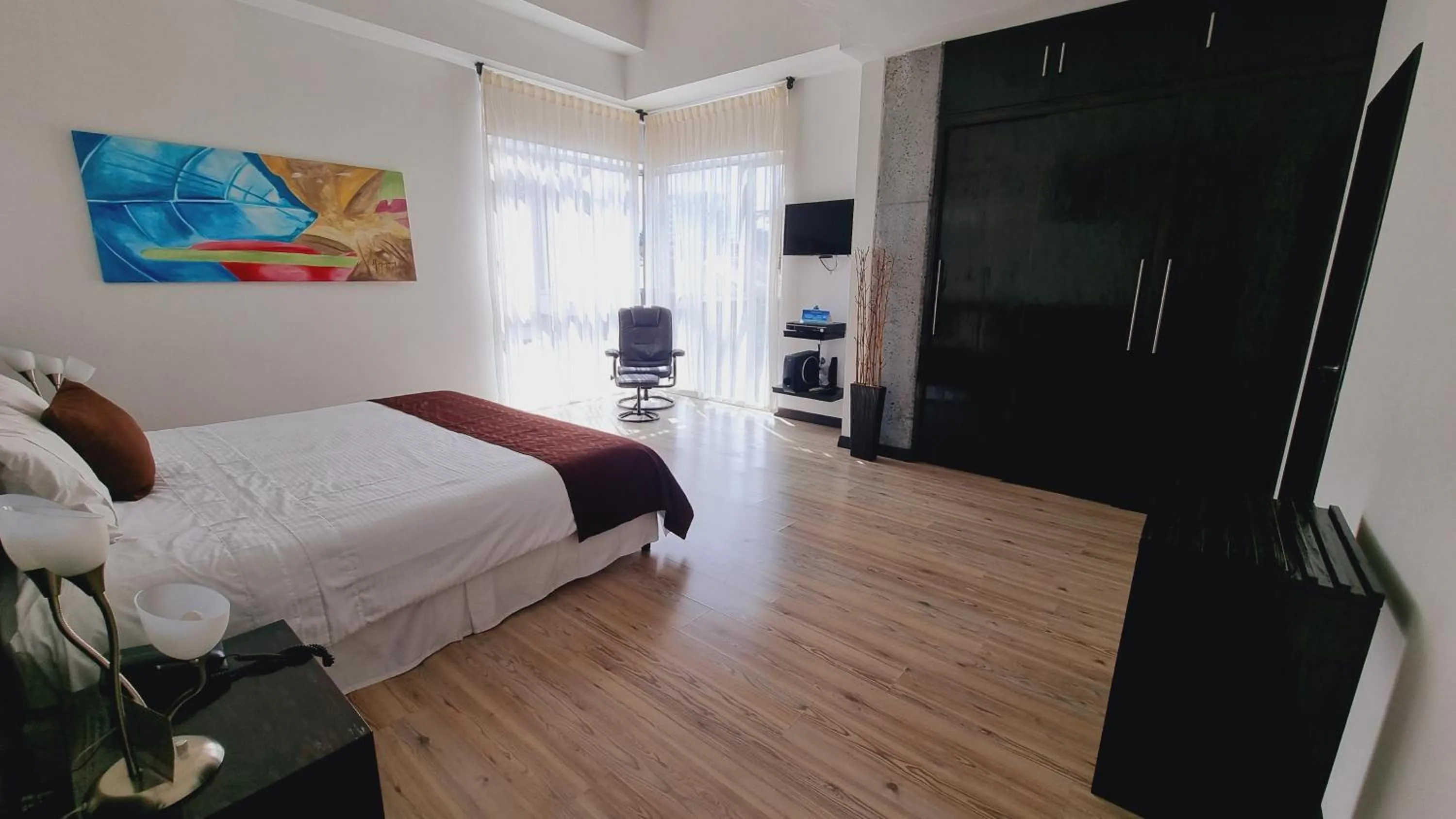 Bed in Habitat Suites Hotel By GHO Hoteles