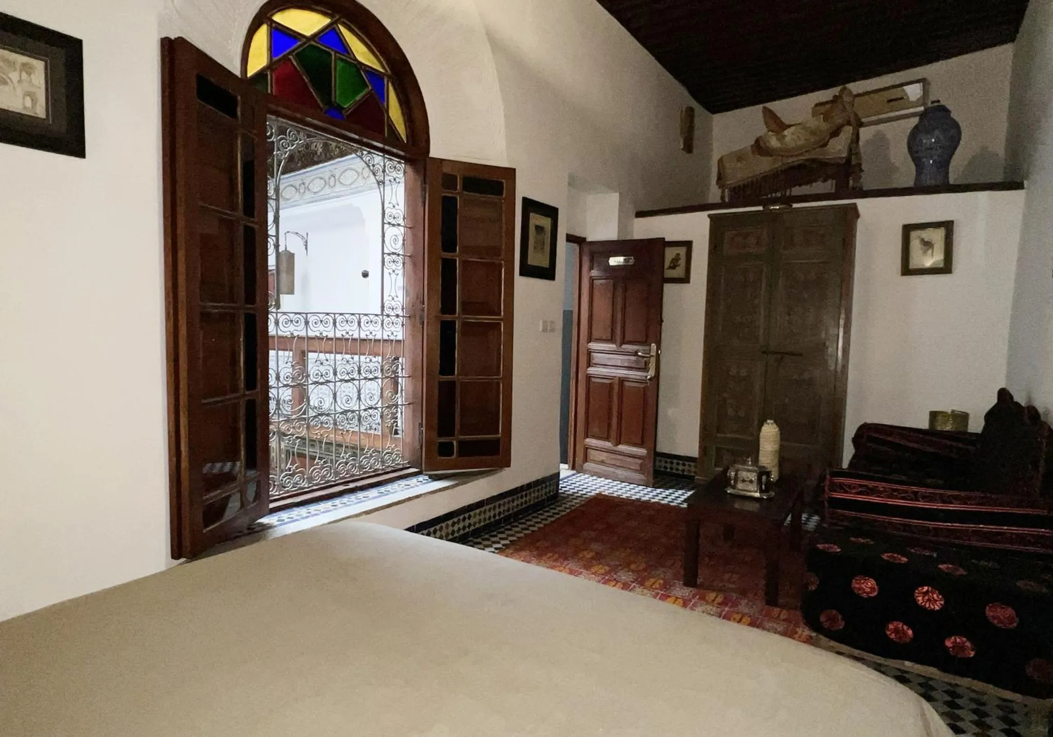 Bed in Riad Dezayn