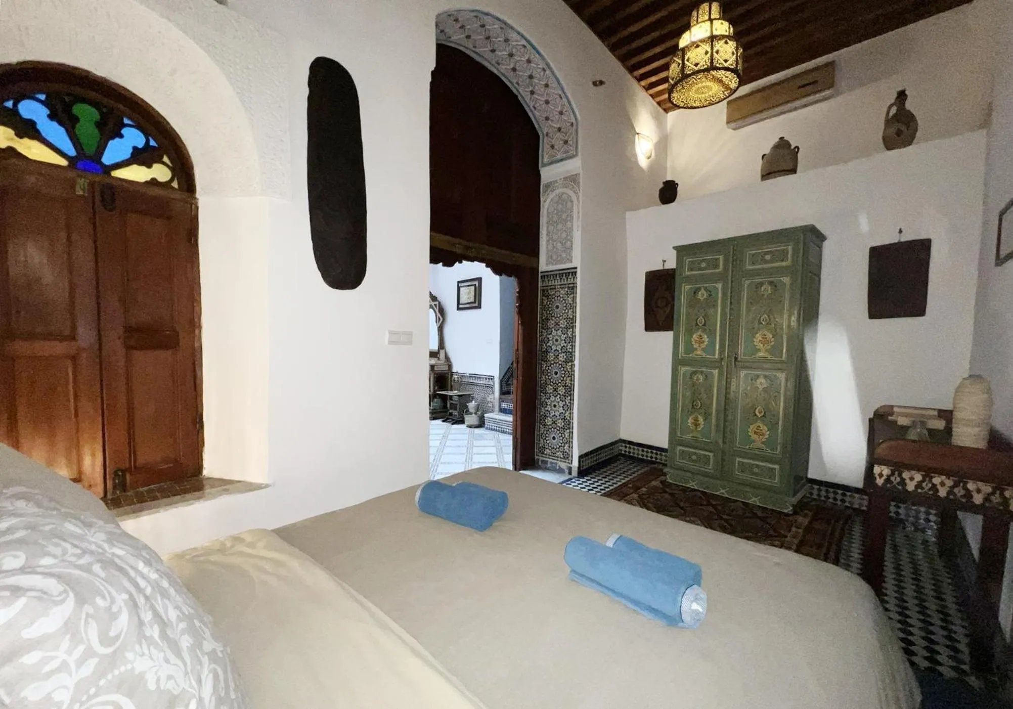 Bed in Riad Dezayn