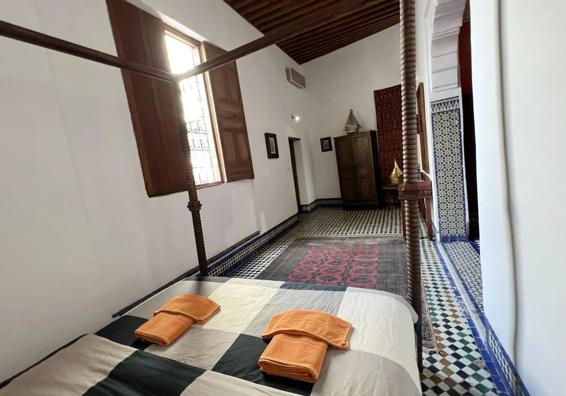Bed in Riad Dezayn