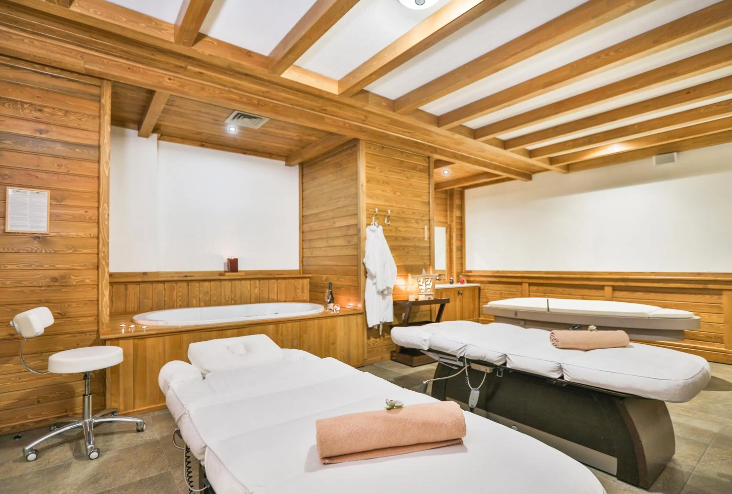 Hot Tub in Pirin Golf & Country Club Apartment Complex