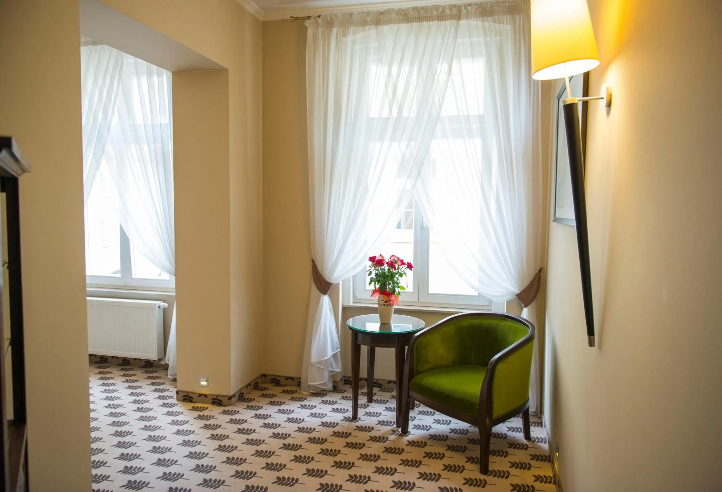 Seating area in Hotel Starka